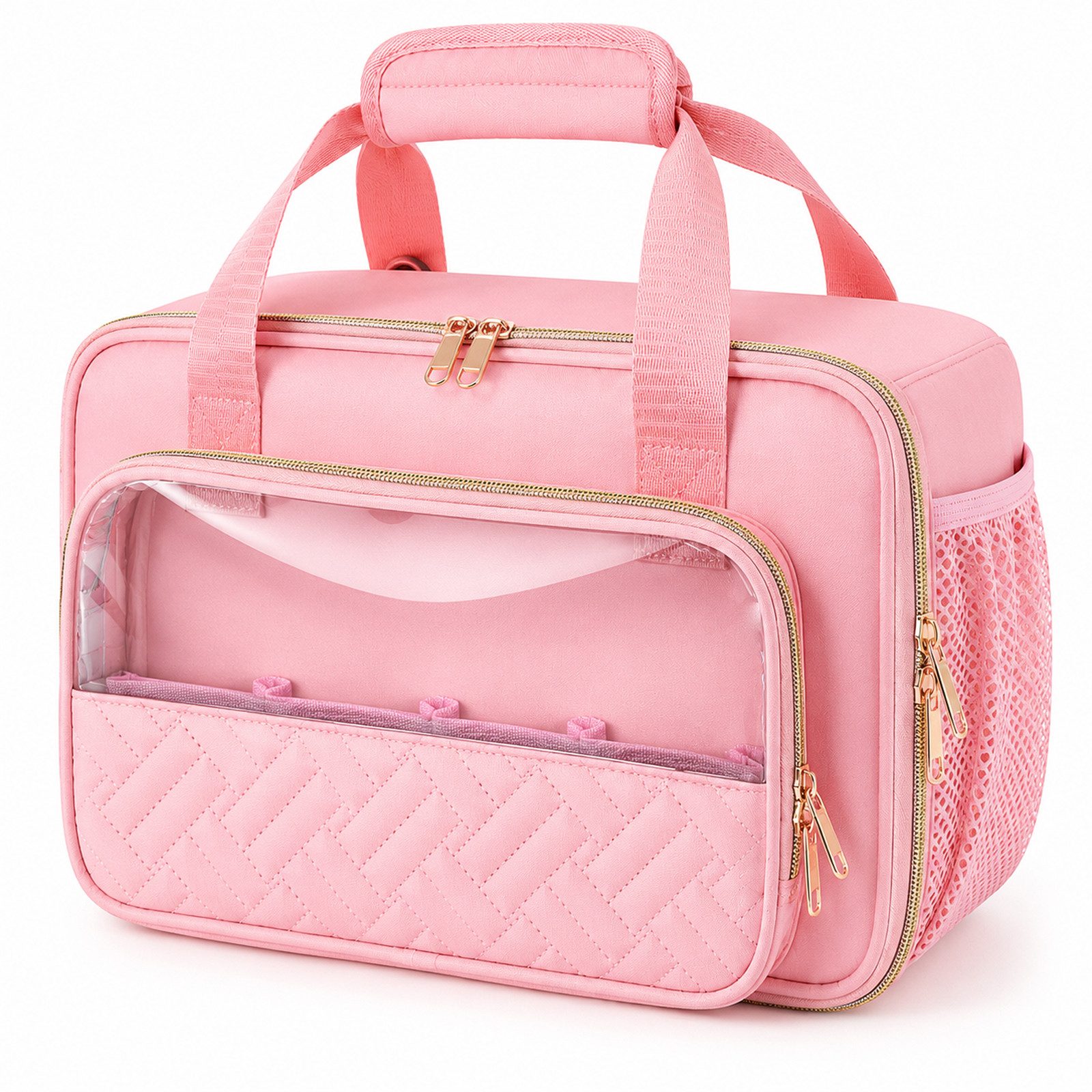 BlingBin Aufbewahrungstasche Art Supply Aufbewahrungsbox für bis zu 216 Marker (1er Set, 1-tlg., Abwischbares Innenfutter, Tragbarer Stiftehalter für Unterwegs) – Bild 2 von 5