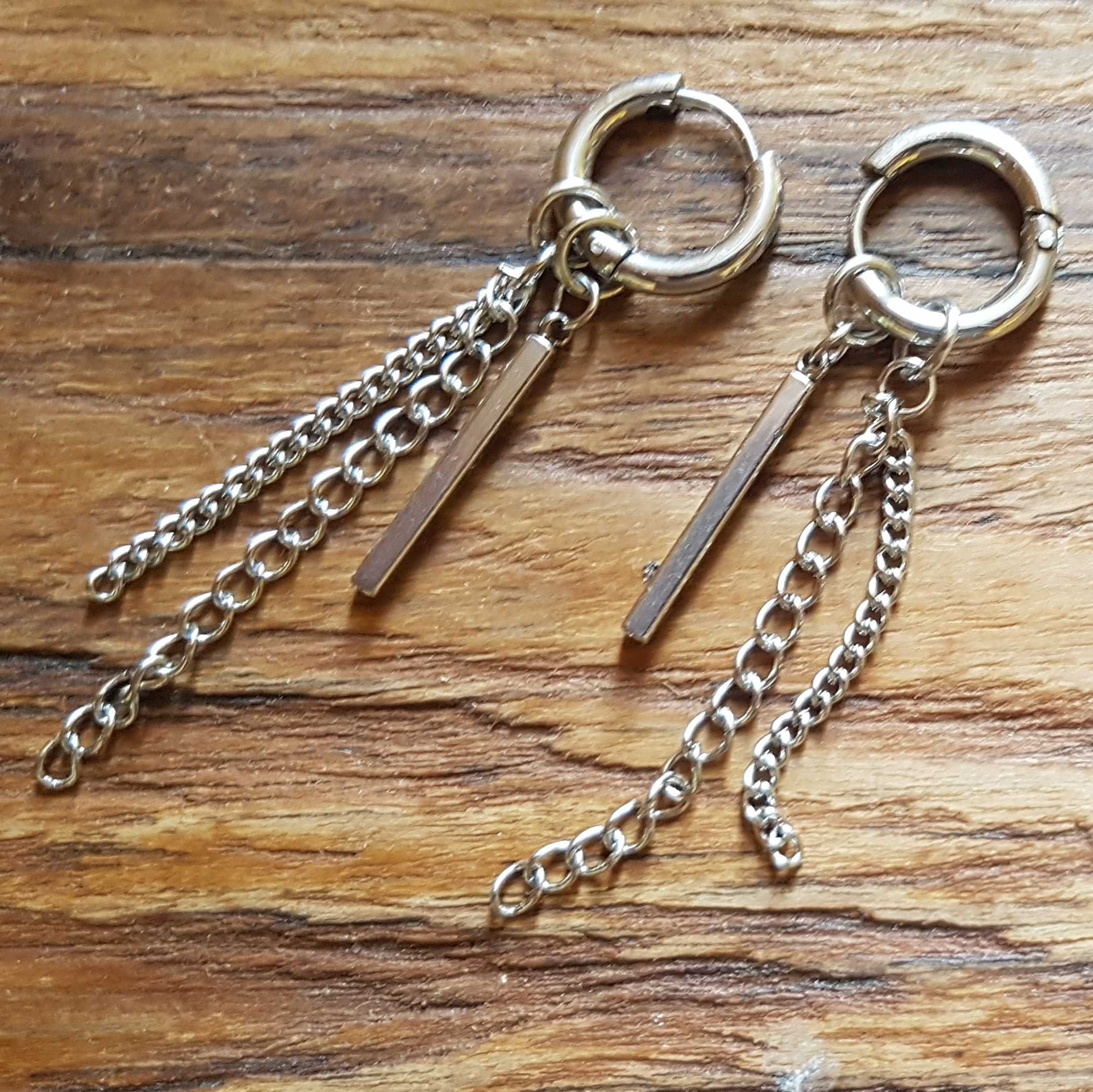 Firetti Paar Creolen Schmuck Geschenk Chain, Einhänger abnehmbar