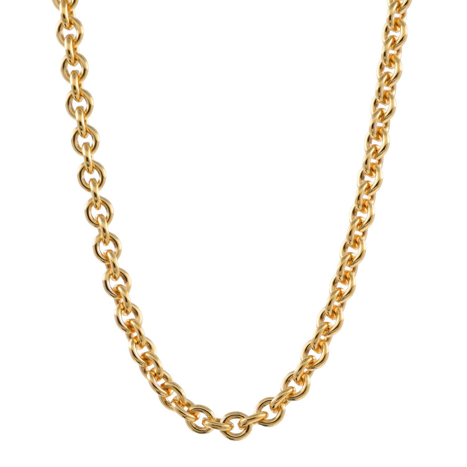 HOPLO Goldkette Goldkette Ankerkette Länge 40cm - Breite 2,0mm - 585-14 Karat Gold, Made in Germany