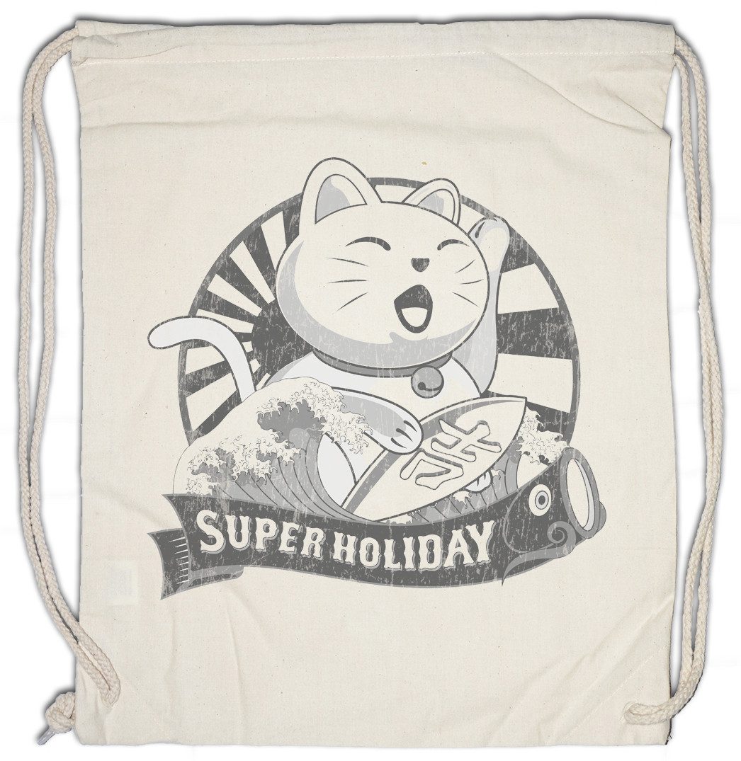 Turnbeutel Maneki Neko VII Turnbeutel Cat Katze Winkekatze Maneki-Neko Manekineko