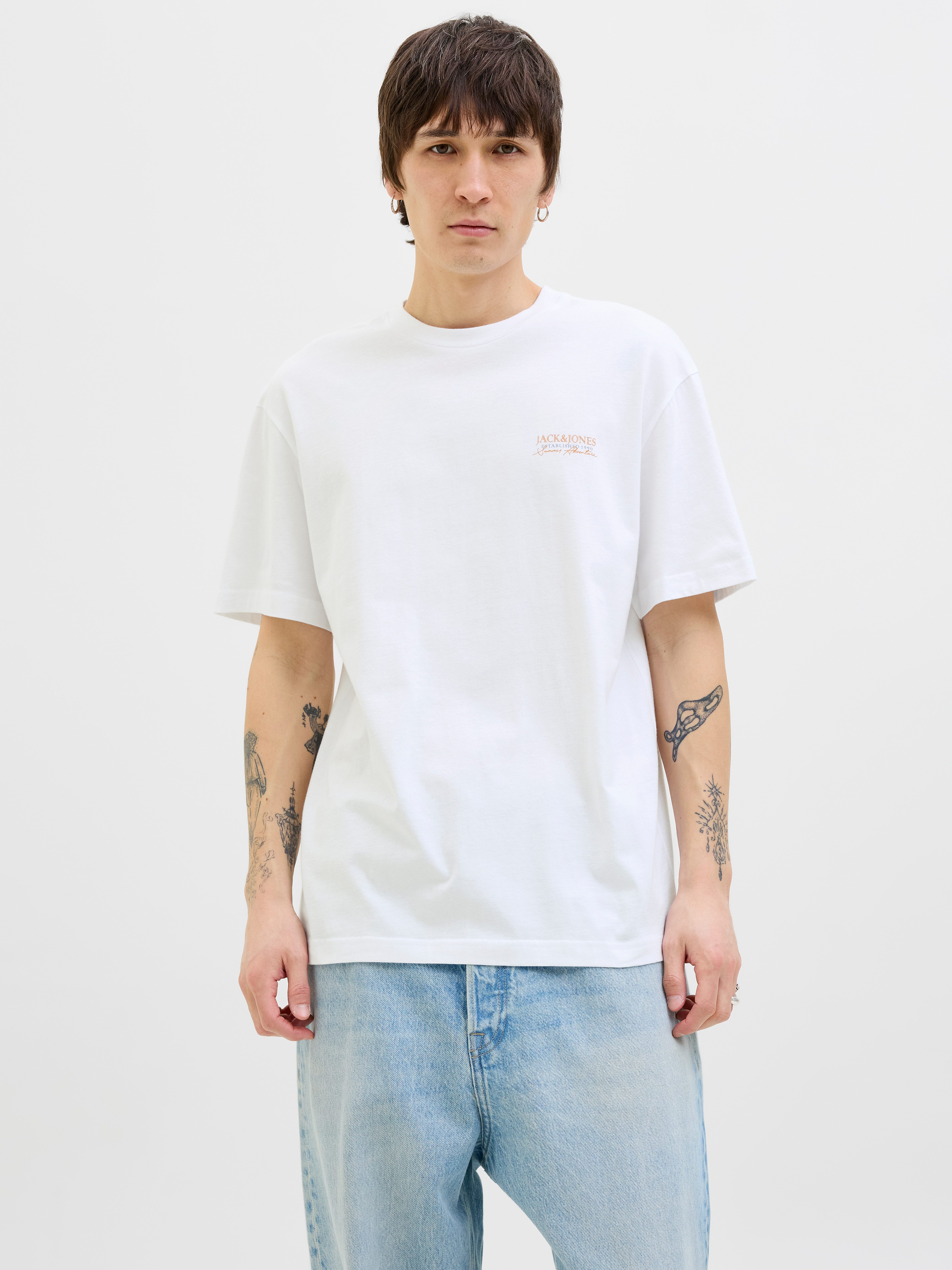 Rundhalsshirt JJSUMMER VIBES TEE SS CREW NECK LN