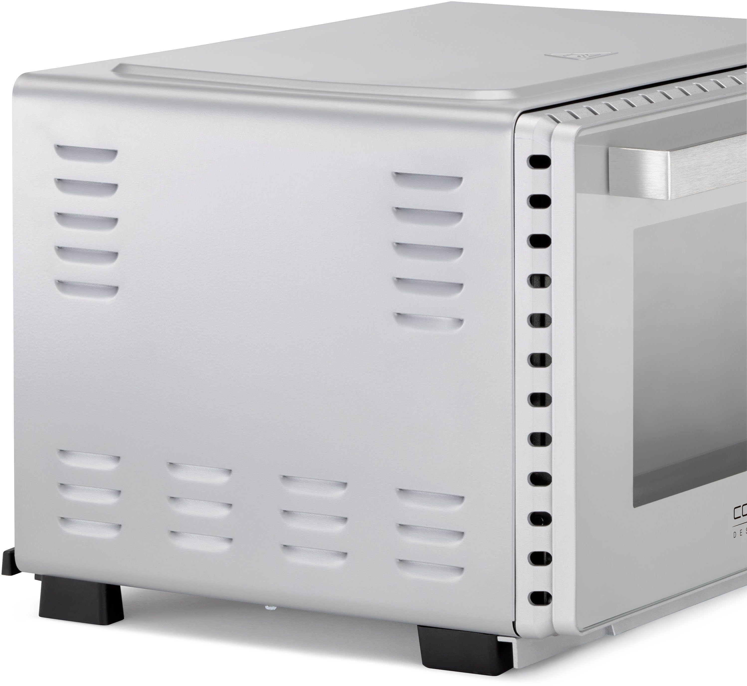 Caso Minibackofen TO 26 SilverStyle, mit rotierendem Drehspieß