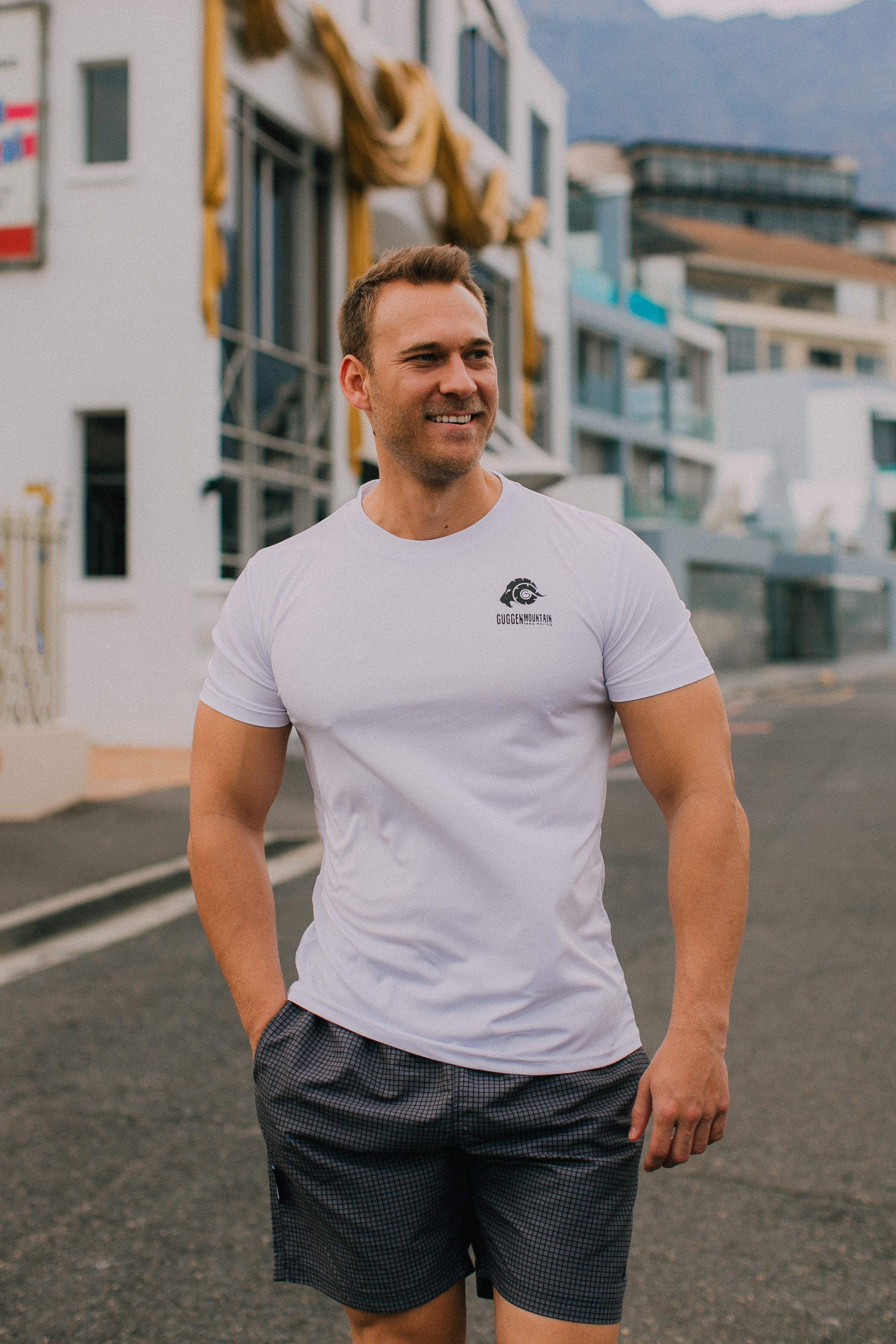 GUGGEN Mountain Badeshorts Badehose Herren Schnelltrocknende Badeshorts kar günstig online kaufen