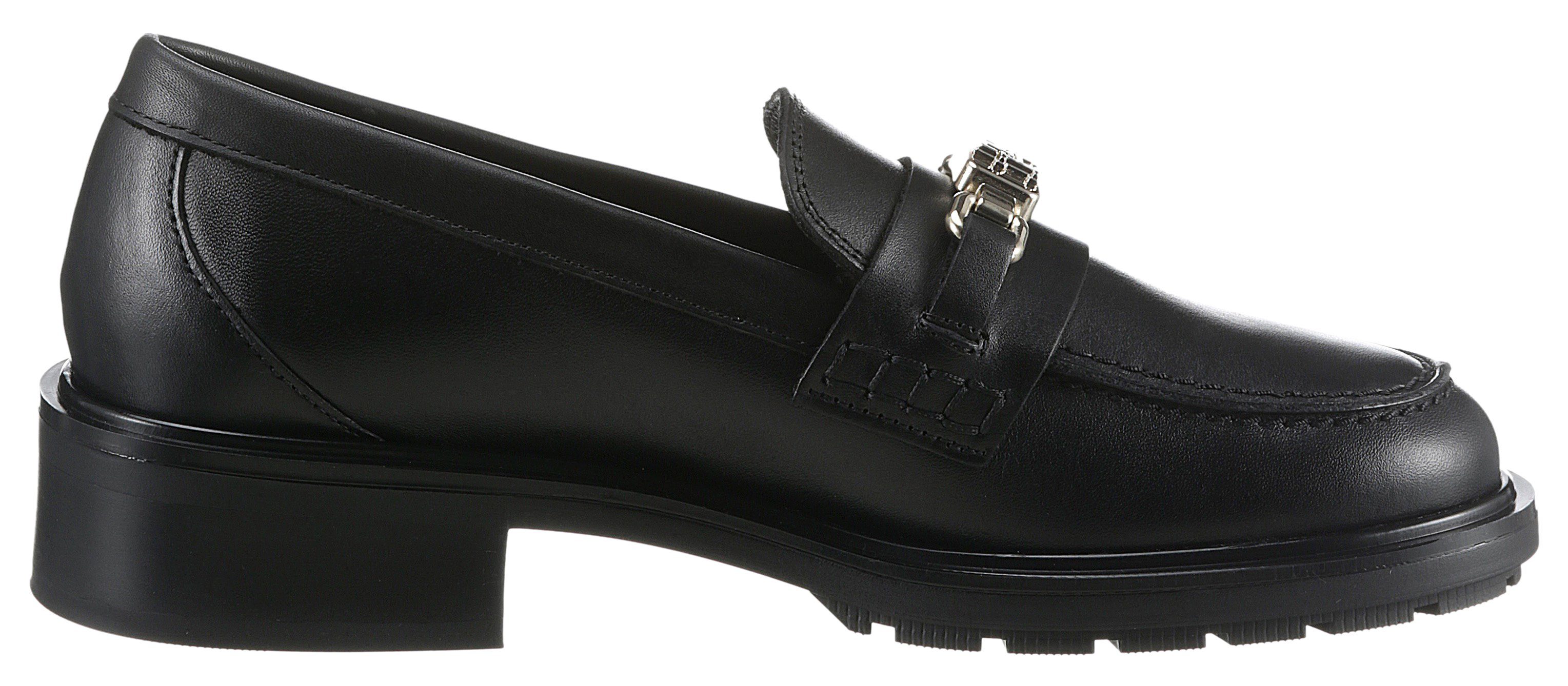 Tommy Hilfiger TH HARDWARE Zierkette mit LOAFER Loafer schöner