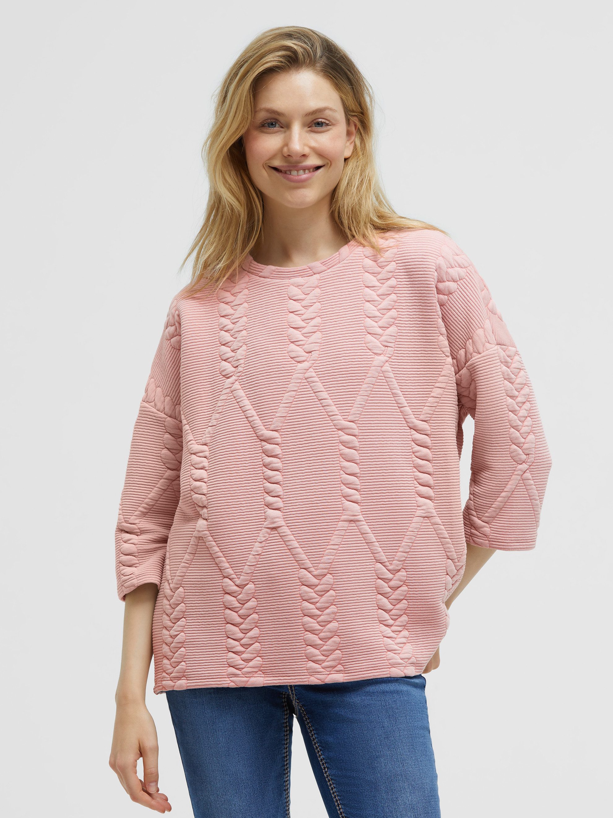 SOCCX Sweater mit überschnittener Schulter