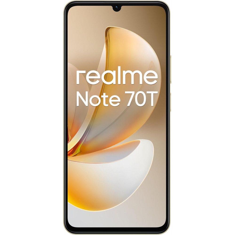 Realme Note 70T 128 GB / 4 GB - Smartphone - gold Smartphone (6,74 Zoll)