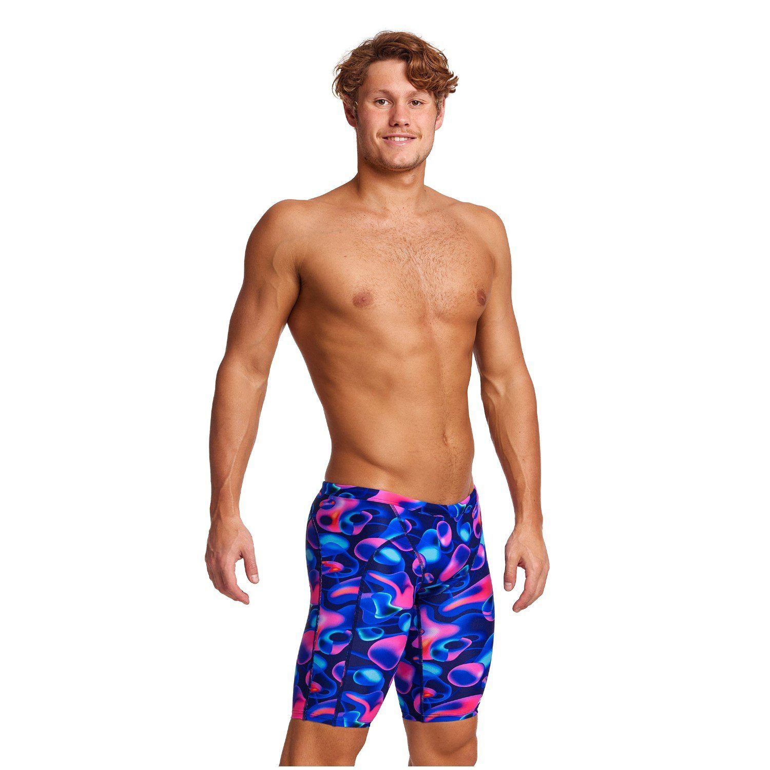 Funky Trunks Badehose Jammer Liquid Lights chlorresistent