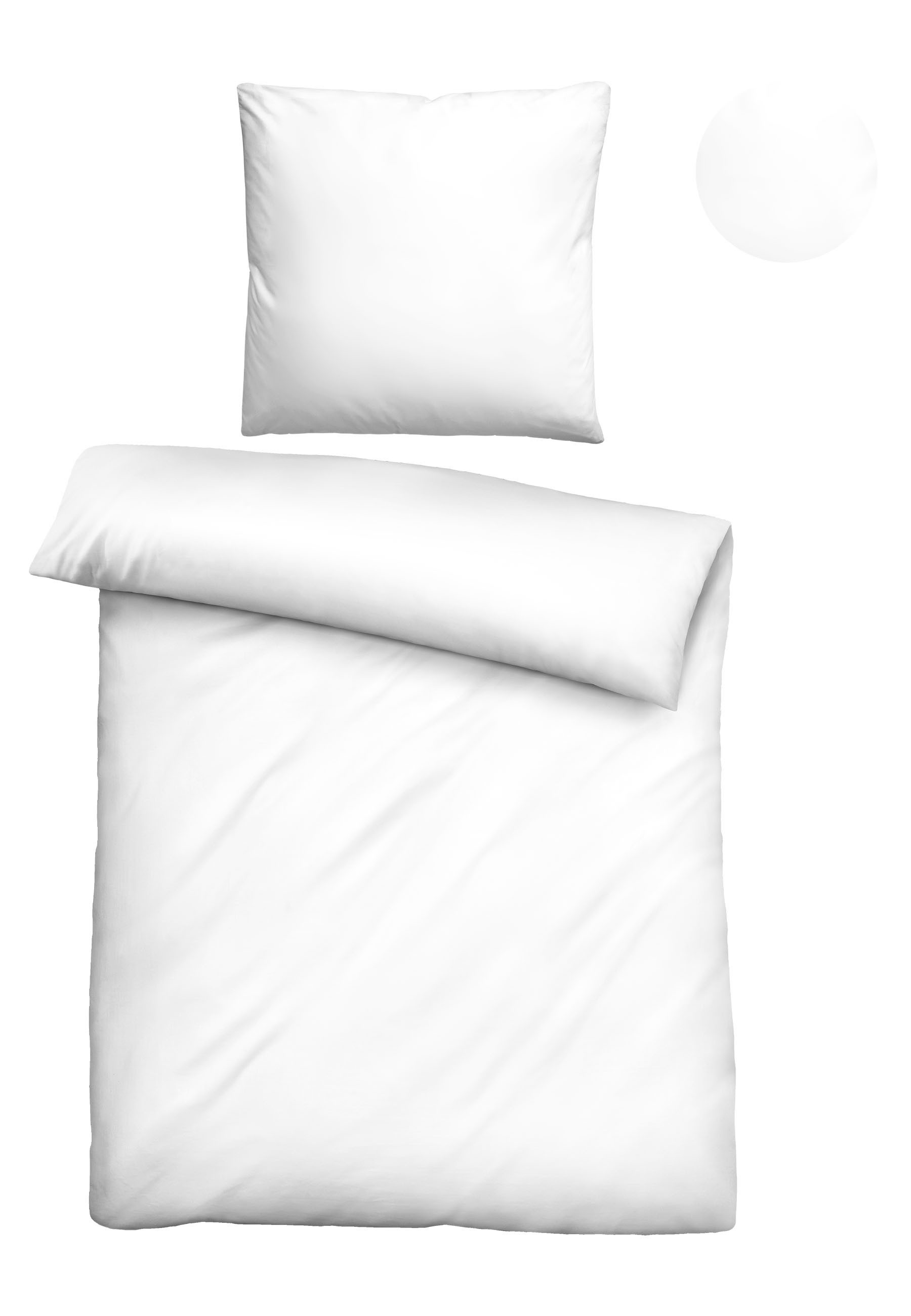 Biberna Bettwäsche 0470500, hochwertige TENCEL Qualität, Lyocell, 2 teilig, natürlicher Rohstoff, schnelltrocknend, angenehm weich, atmungsaktiv