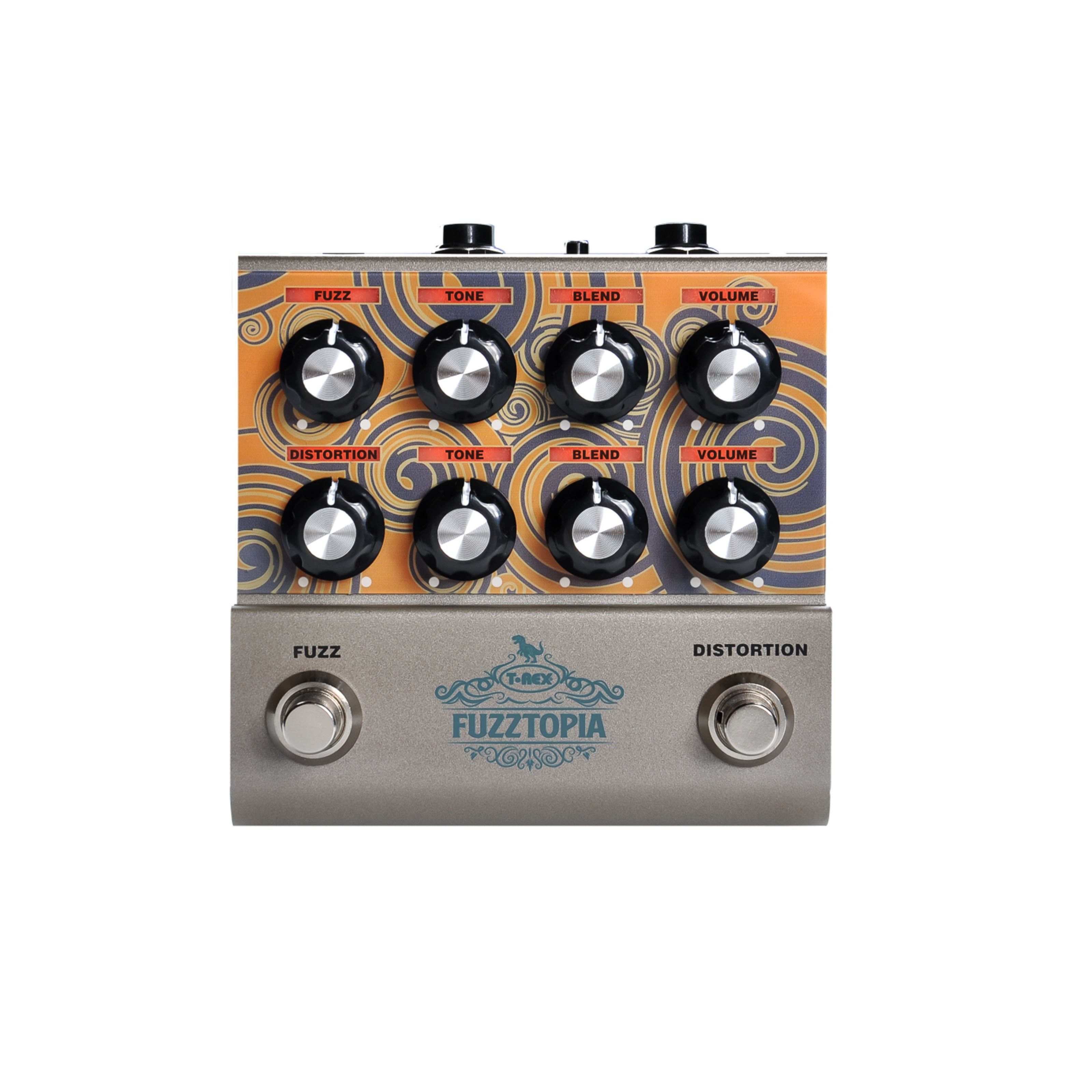 T-Rex Musikinstrumentenpedal, (Effekte, Verzerrer), FuzzTopia - Verzerrer für Gitarren