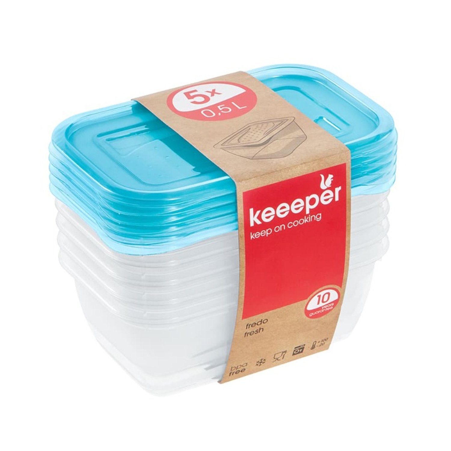 keeeper Frischhaltedose , fredo fresh, , 0,5 Liter, eckig