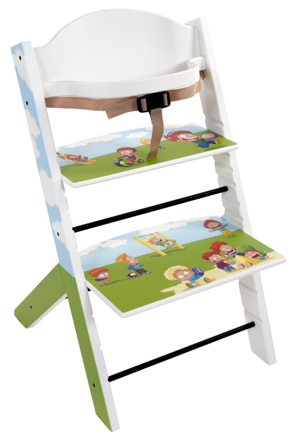 Treppy Hochstuhl Cartoon (Packung, 1 St), mitwachsend