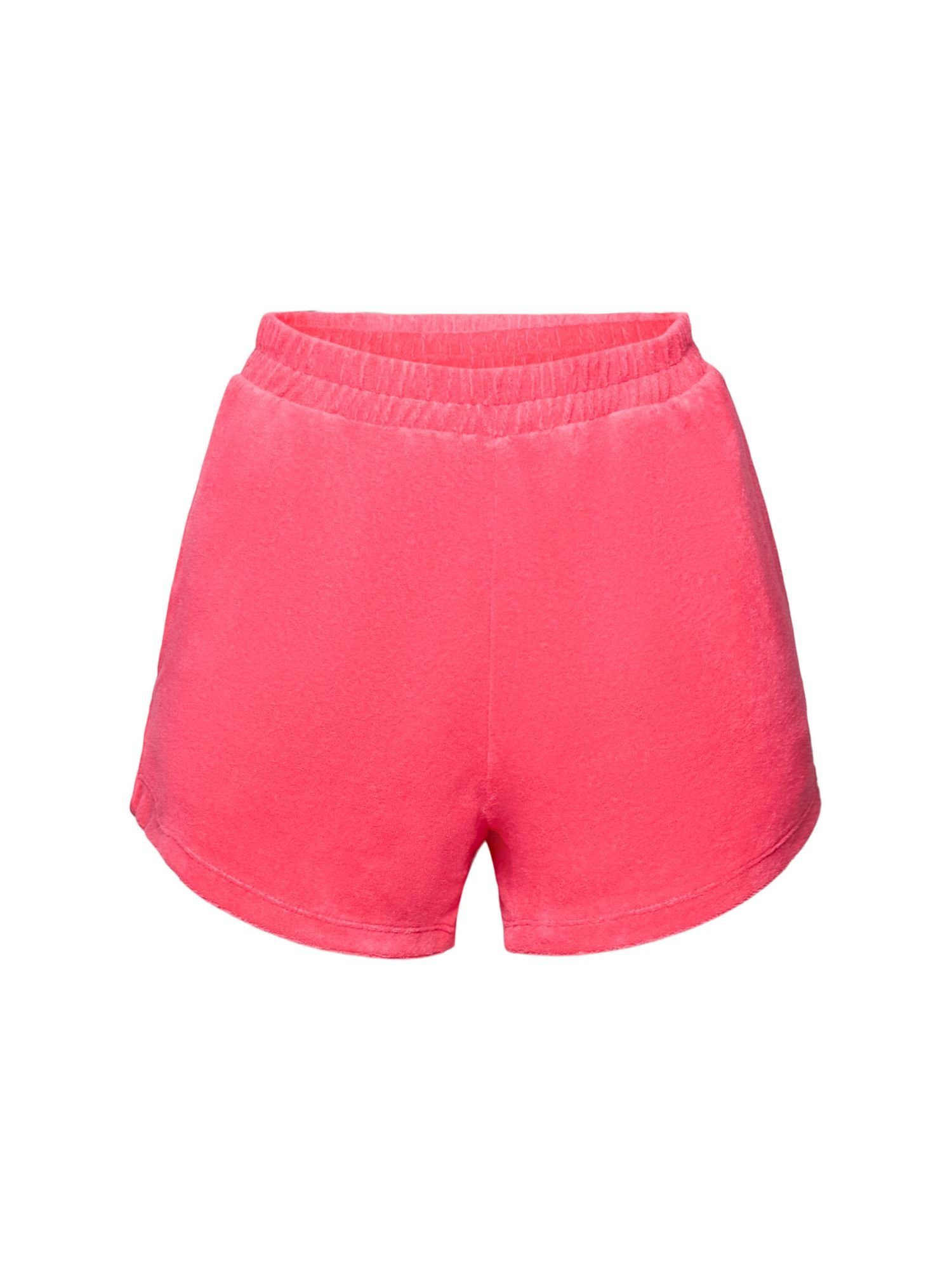 Esprit Shorts Recycelt: Strand-Shorts aus Frottee (1-tlg) PINK FUCHSIA