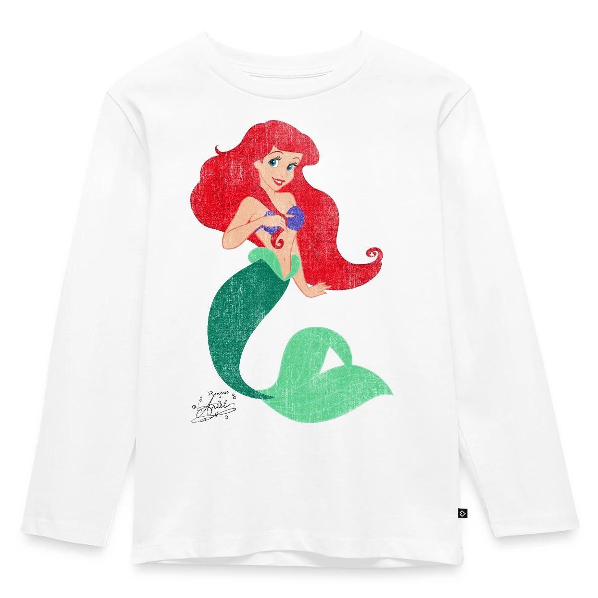 T-Shirt Arielle Vintage Look Kinder Premium Langarmshirt