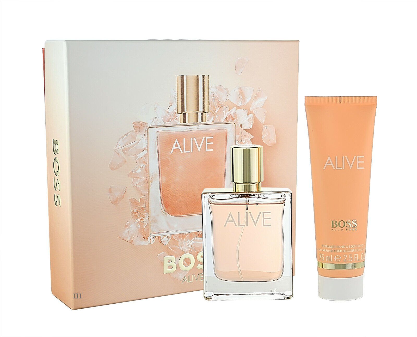 HUGO Duft-Set HUGO BOSS ALIVE EDP 50ml + BODY LOTION 75ml