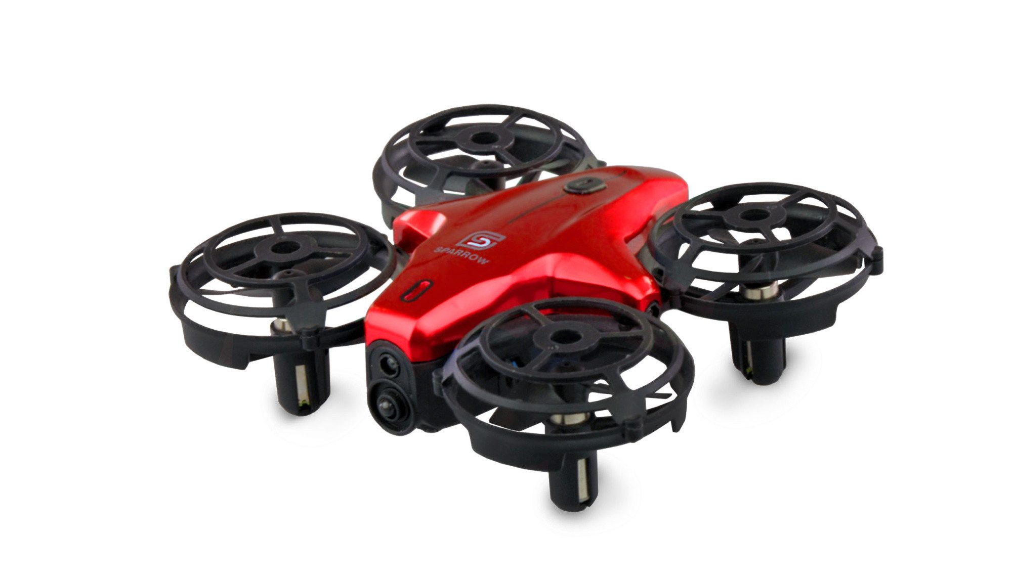 Amewi RC-Bagger Amewi Sparrow Mini-Drohne, Steuerungssensoren rot