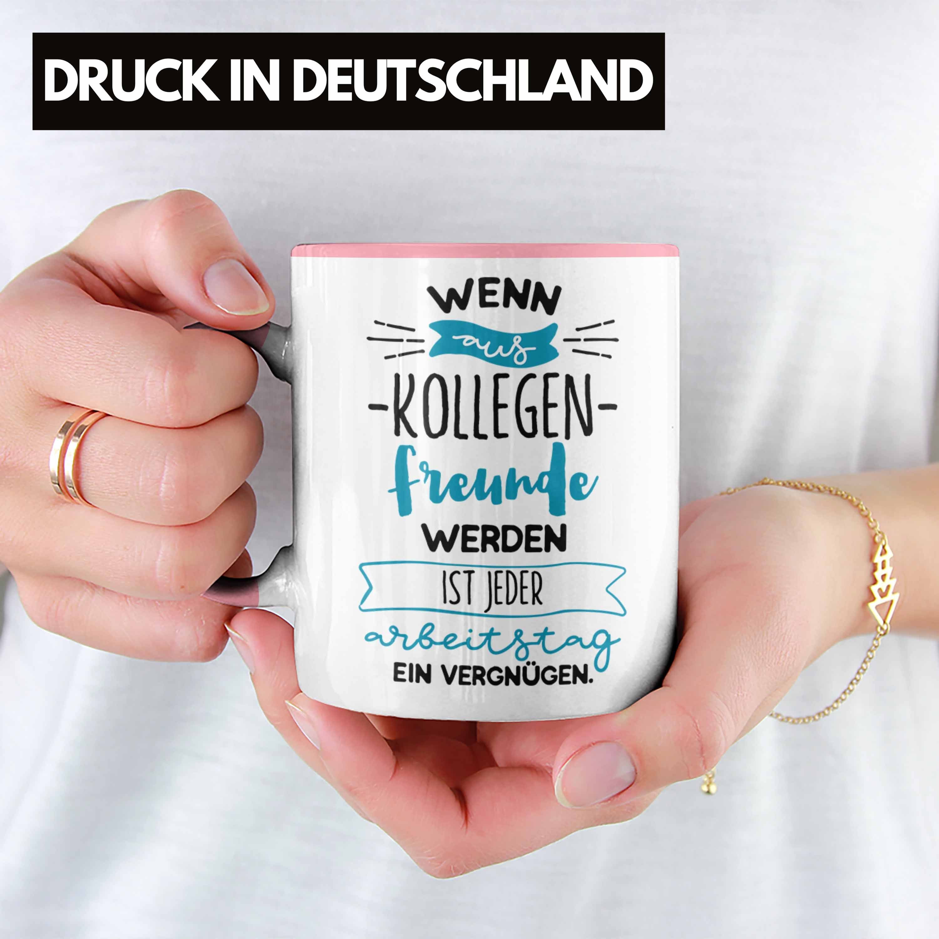 - Abschied Kollege Abs Tasse Arbeitskollege Trendation Geschenk Bester Trendation Tasse Rosa