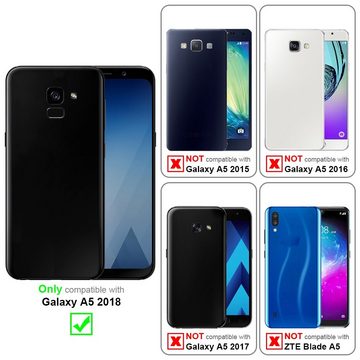Cadorabo Handyhülle Samsung Galaxy A5 2018 Samsung Galaxy A5 2018, Flexible TPU Silikon Handy Schutzhülle - Hülle - ultra slim