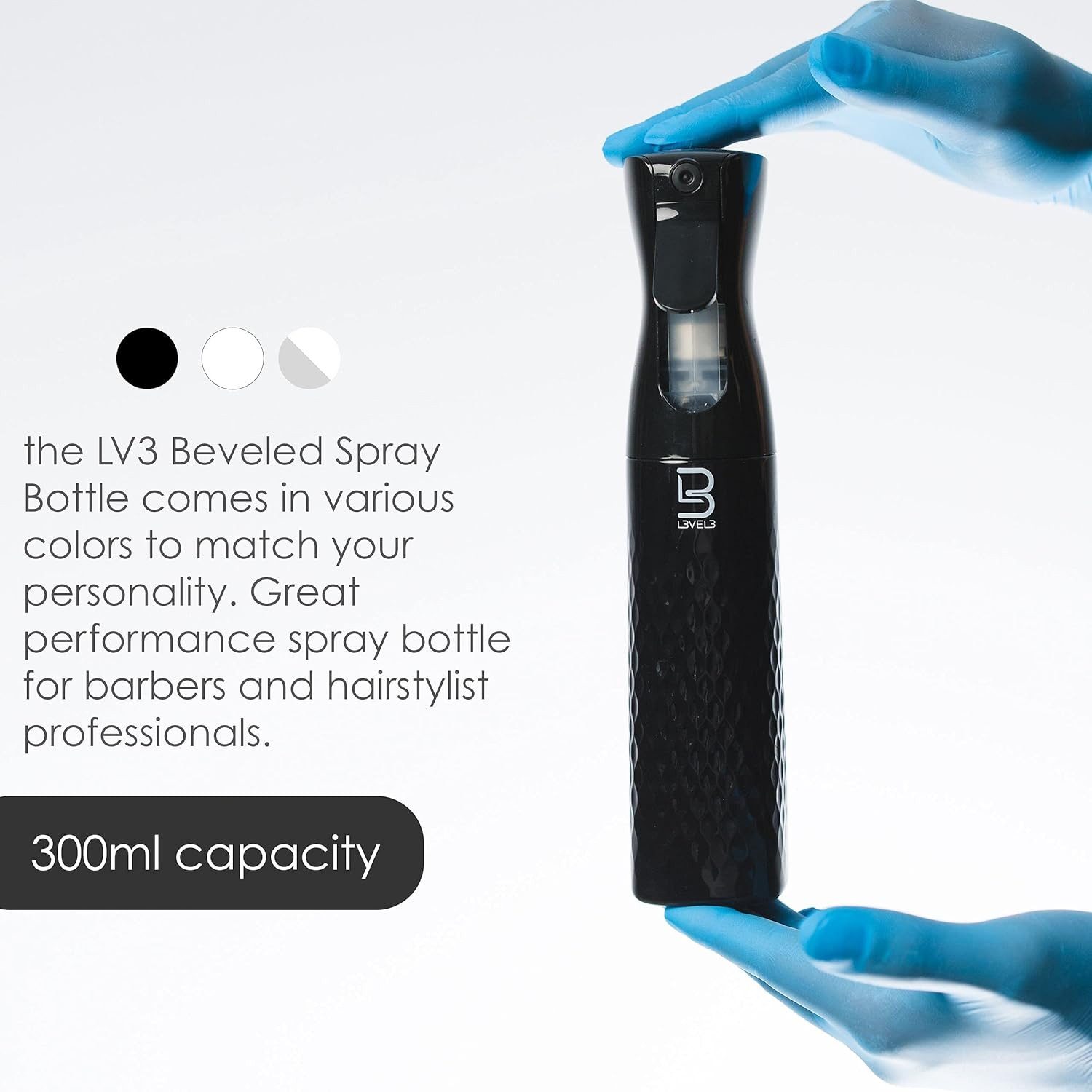 L3VEL3™ Distribution and Corporate Sprühflasche Beveled Spray Bottle