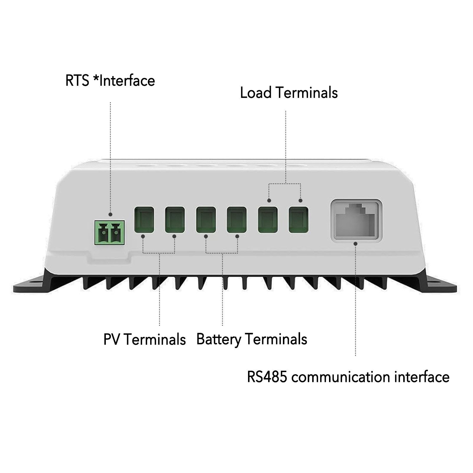 enjoy solar Solarladeregler EPEVER® MPPT Tracer AN; EPEVER® IT-NC G3 MPPT-Laderegler, Standard Modbus Kommunikationsprotokoll mit RS485 Schnittstelle
