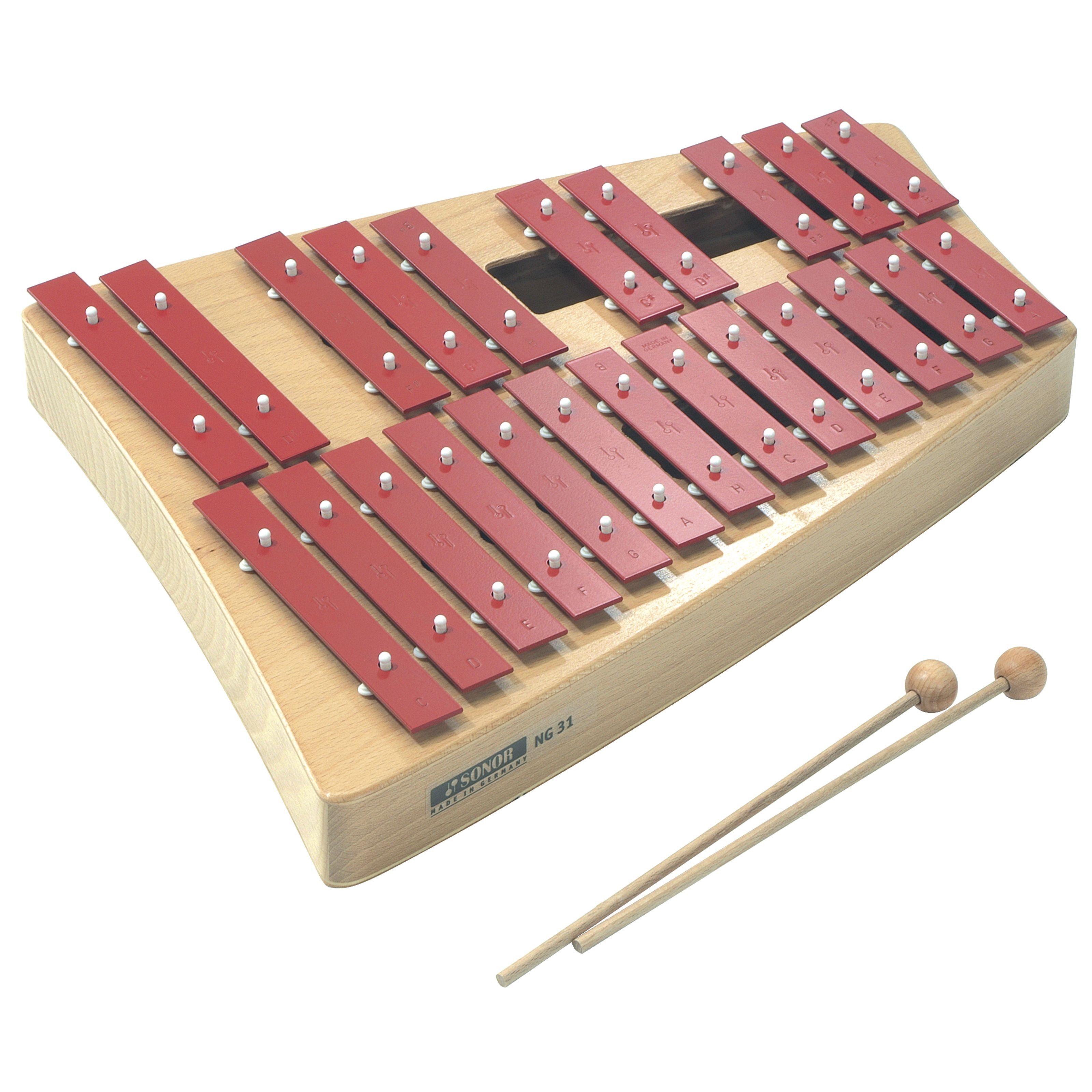 SONOR Glockenspiel,Glockenspiel NG31 Alt, Glockenspiel NG31 Alt - Orff instrument