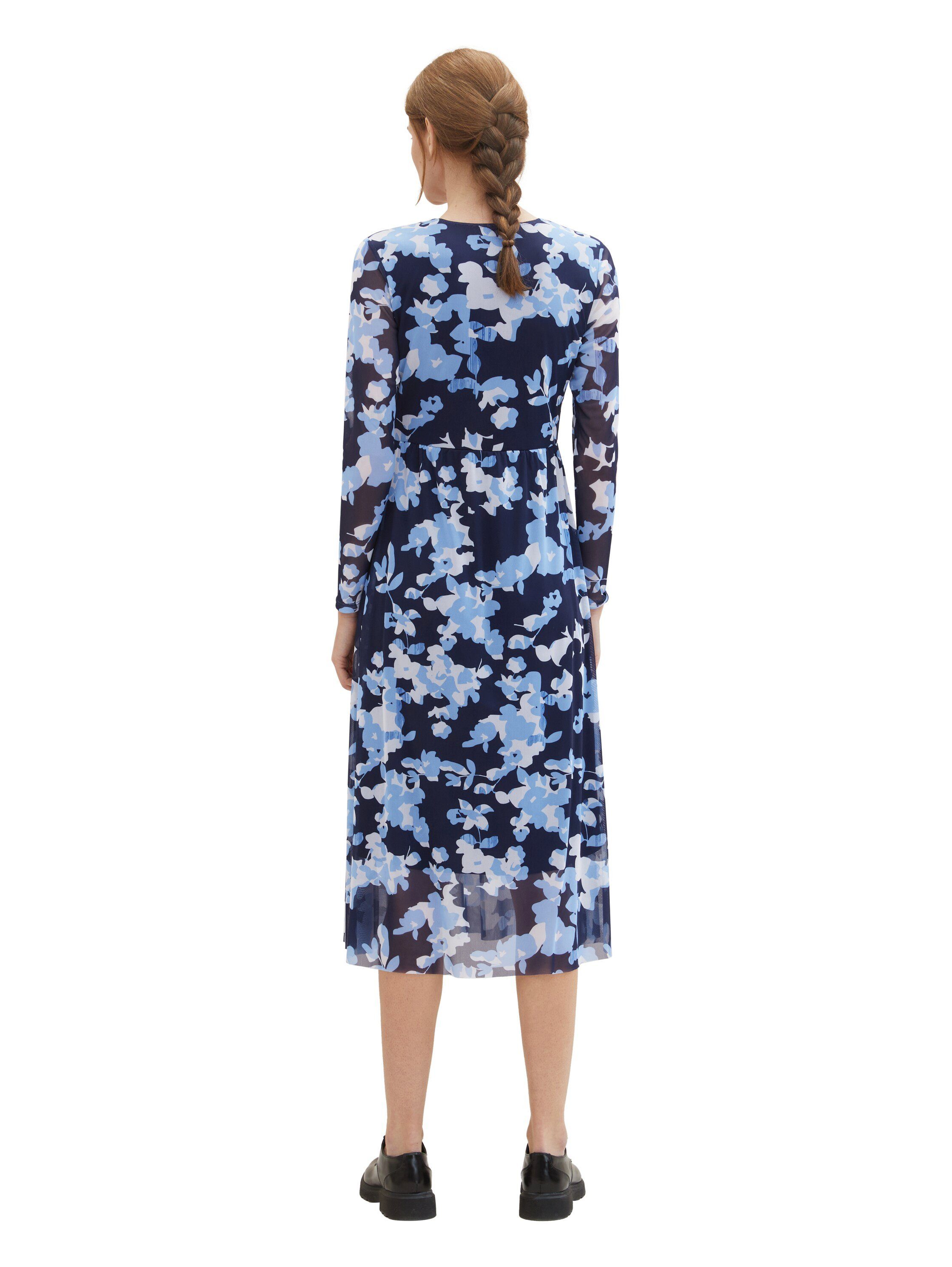 TOM TAILOR Midikleid mit Blumenmuster und günstig online kaufen
