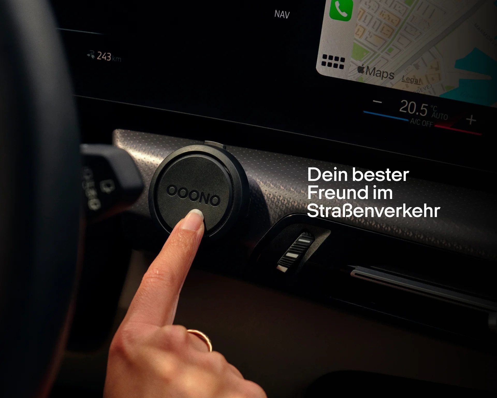 OOONO OOONO CO-DRIVER NO2 (Gefahrenwarner) Navigationsgerät (Warnung vor Radaranlagen und Gefahrensituationen)