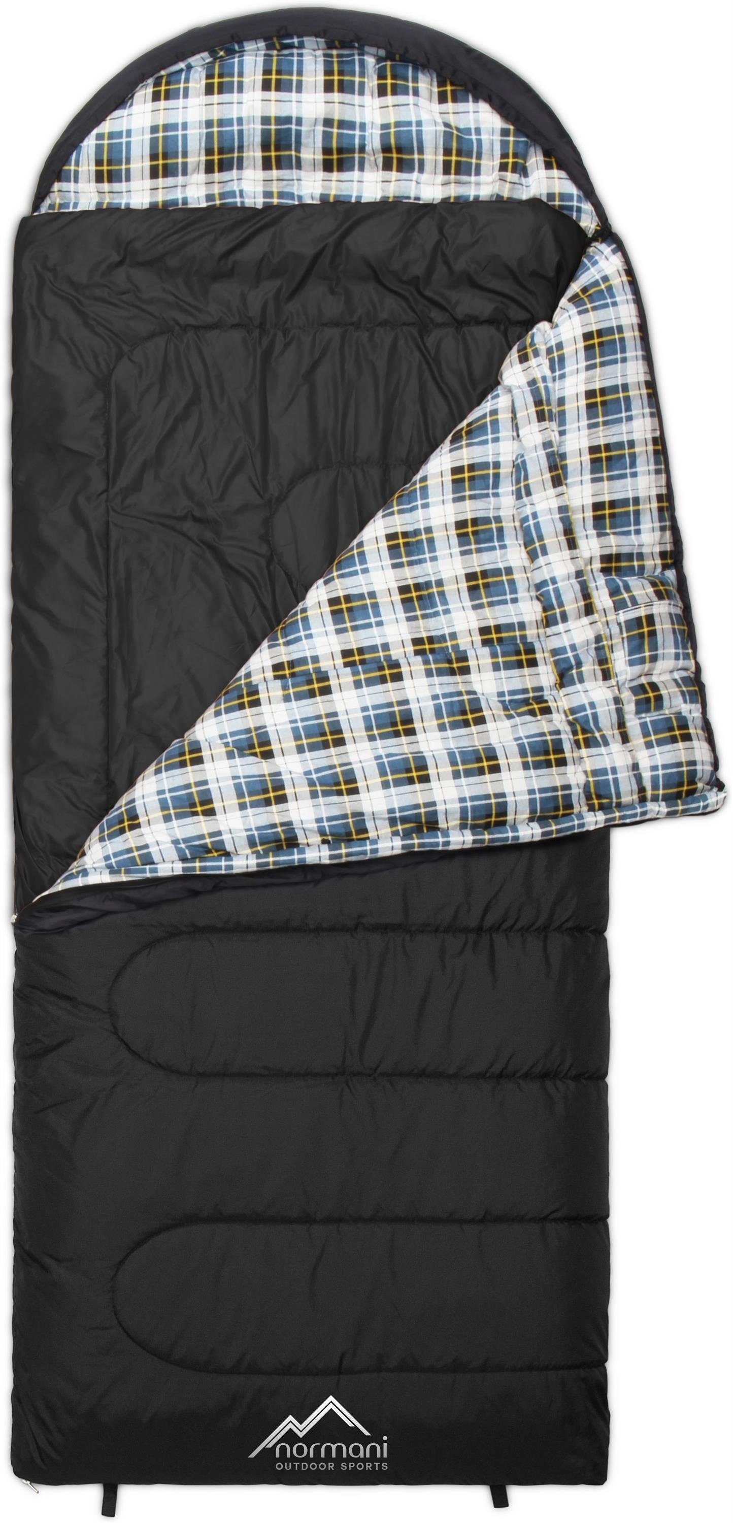 normani Deckenschlafsack Outdoor-Schlafsack Extrem 4-In-1 Antarctica, bis -40°C 500 + 250 g/m² Füllung – Bild 3 von 5