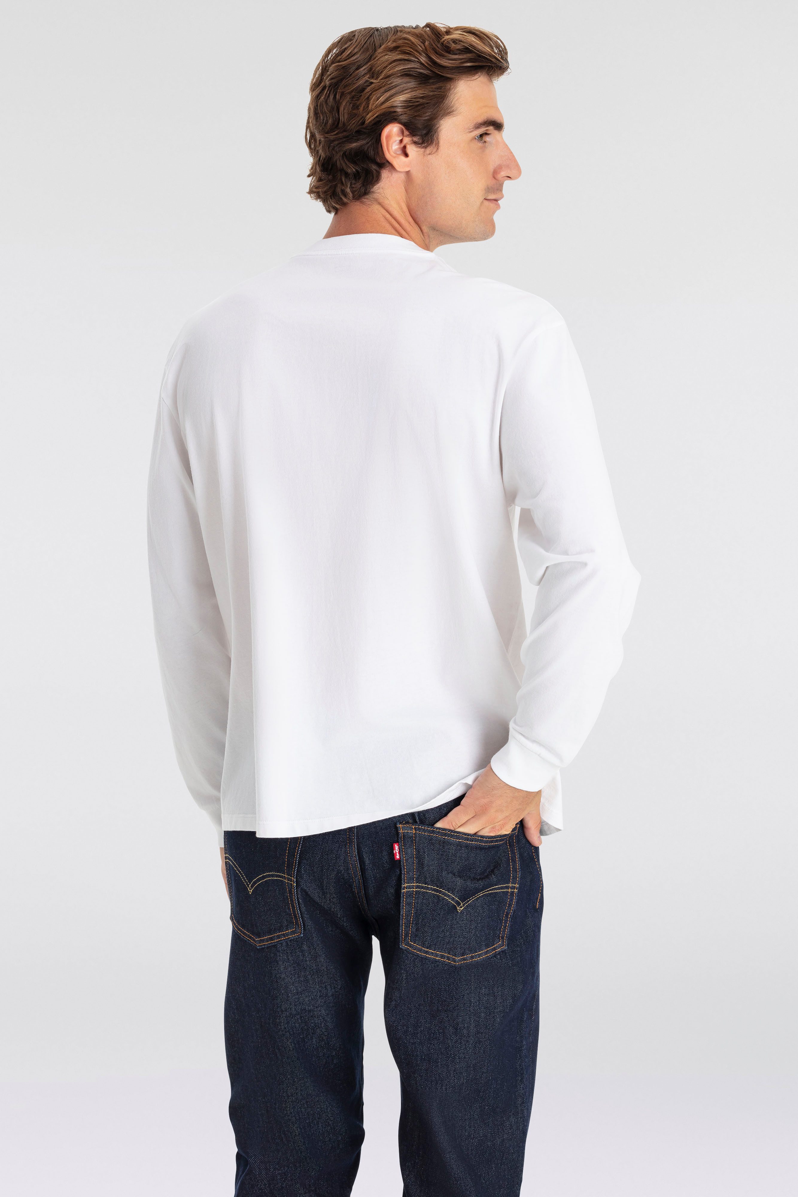 Levi's® Langarmshirt LS CLASSIC RELAXED TEE mit Letterprint/Stickerei auf d günstig online kaufen