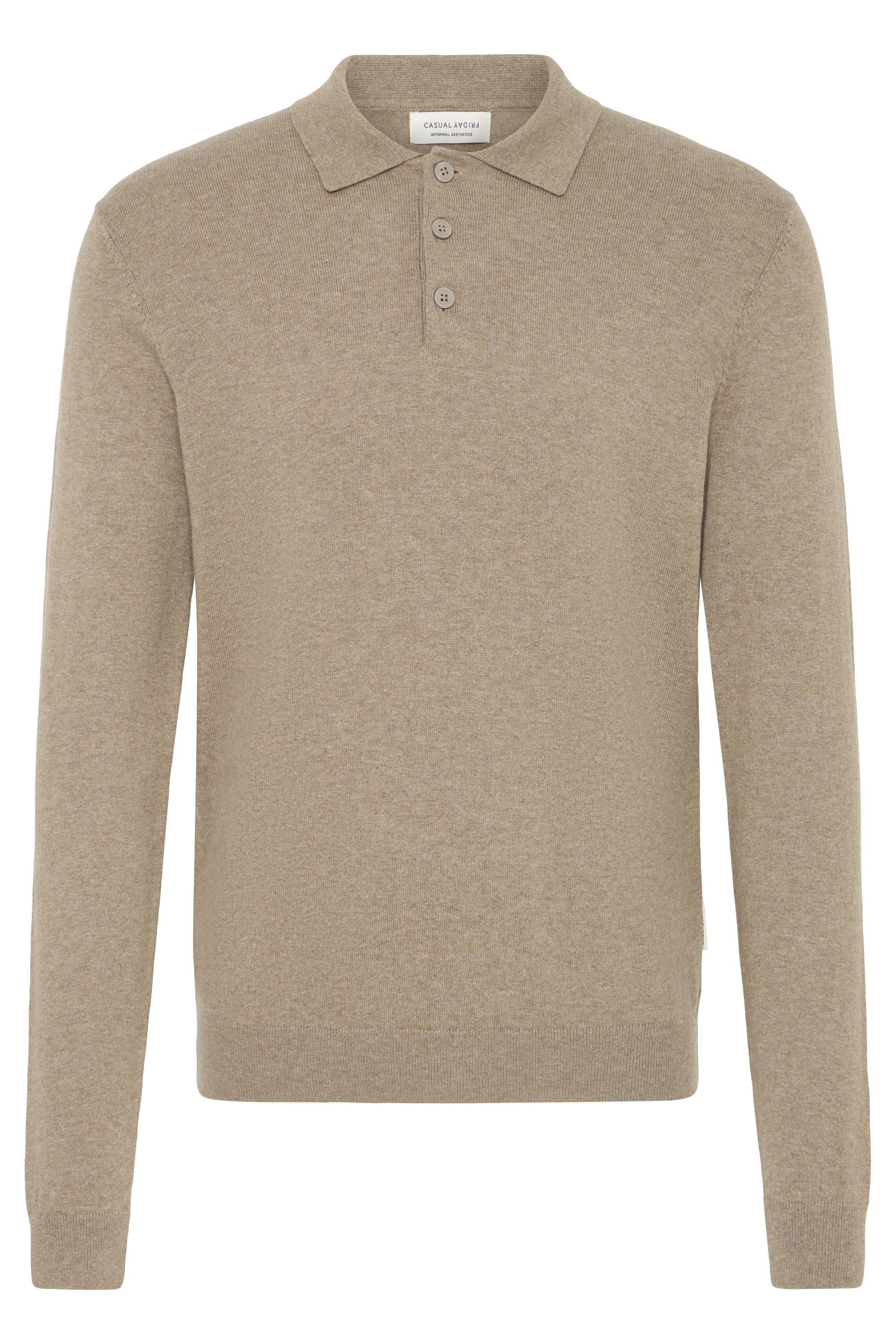Casual Friday Strickpullover CFFRODE polo knit günstig online kaufen