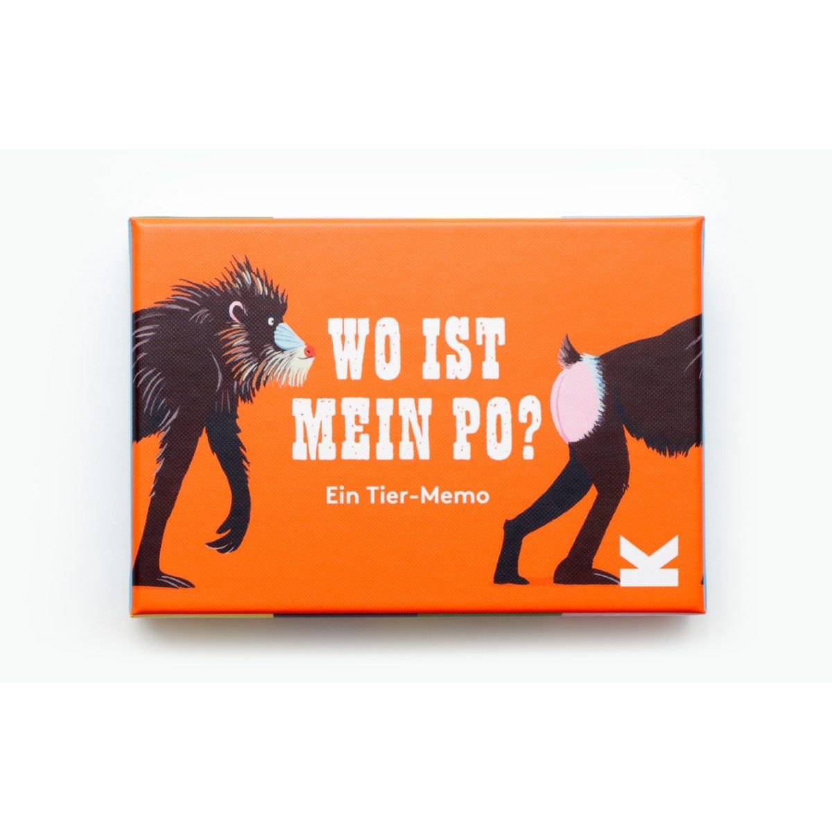 Laurence King Spiel Memo Wo ist mein Po? Tierische Hinterteile lustiges Gedächtnisspiel