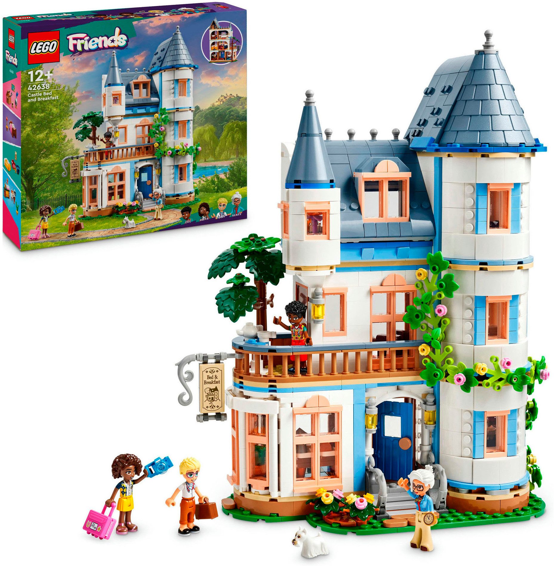 LEGO® Burg mit Ferienunterkunft (42638), LEGO Friends Konstruktionsspielste günstig online kaufen