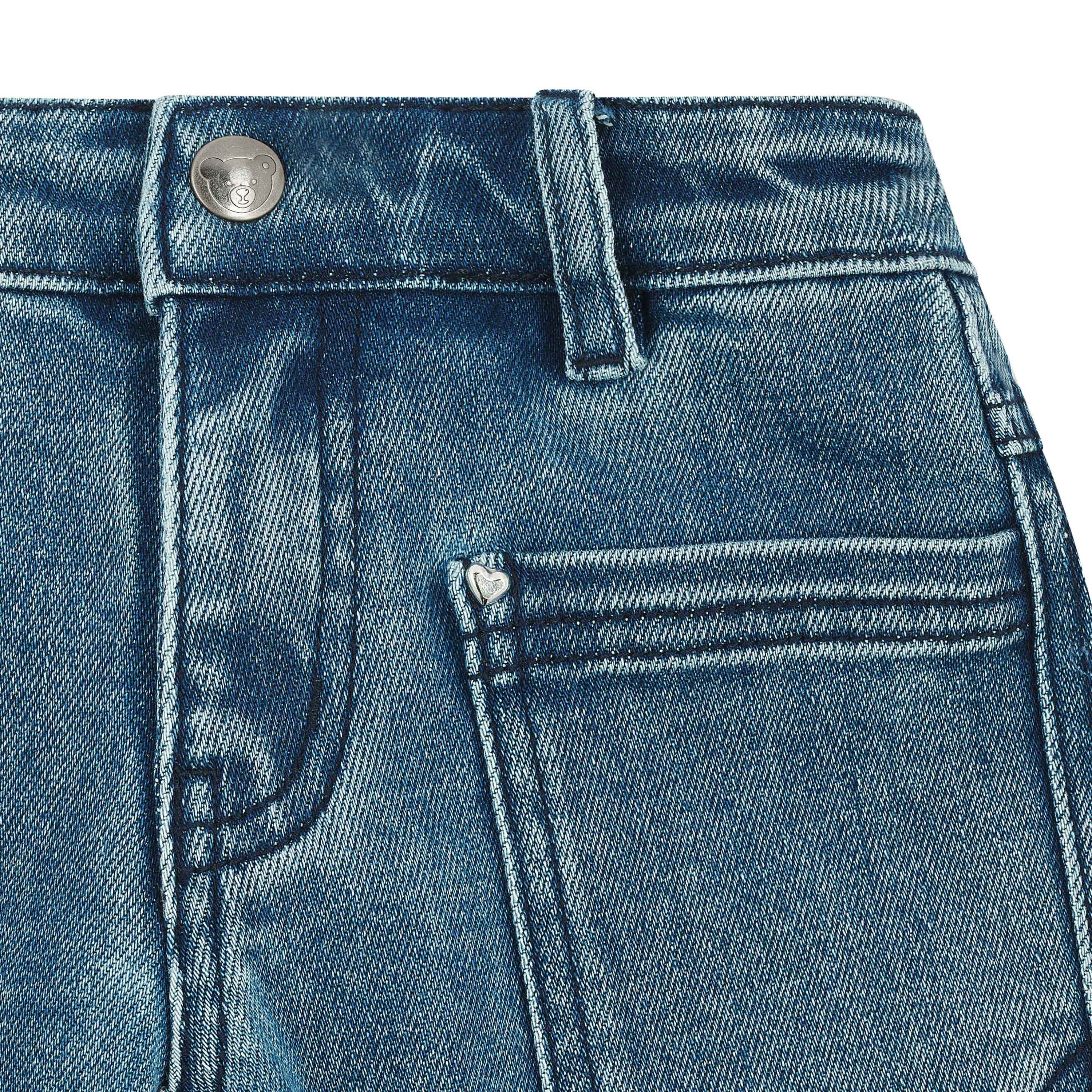 Steiff Regular-fit-Jeans Jeanshose Woof & Fluff, verstellbarer Bund