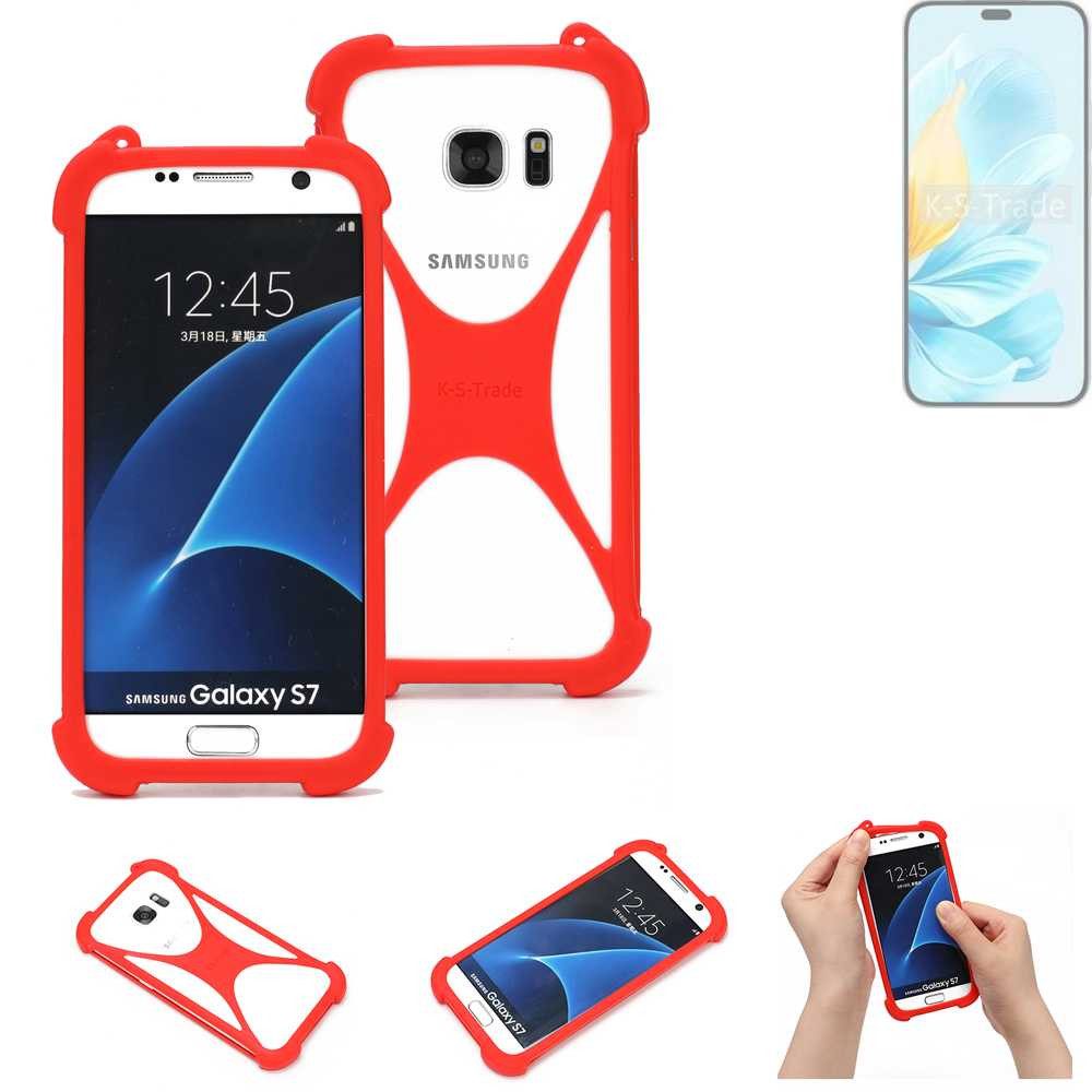K-S-Trade Handyhülle für Honor 200 Lite, Handy-Hülle Schutz-Hülle Bumper Silikon Schutz Hülle Cover Case