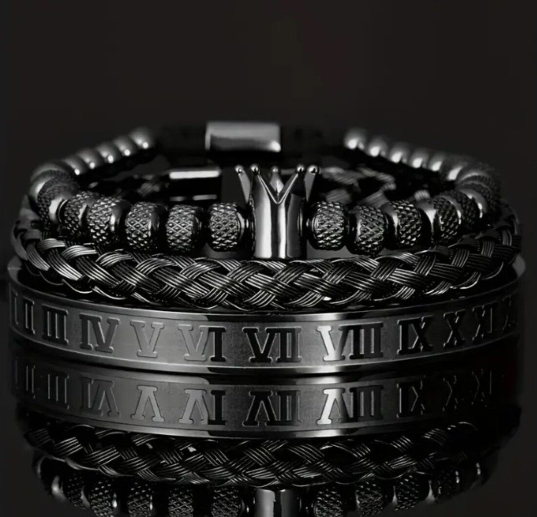 Lale Collection® Armband Set Herren Armband-Set-Edelstahl günstig online kaufen