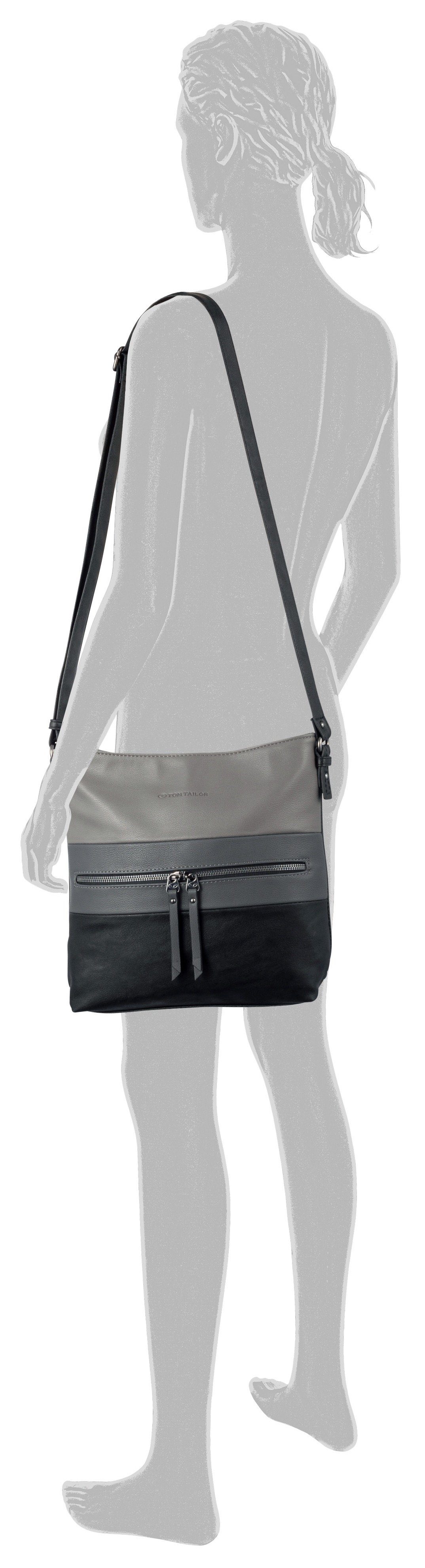 TOM TAILOR Umhängetasche ELLEN Cross bag L, mit schickem Farbverlauf günstig online kaufen