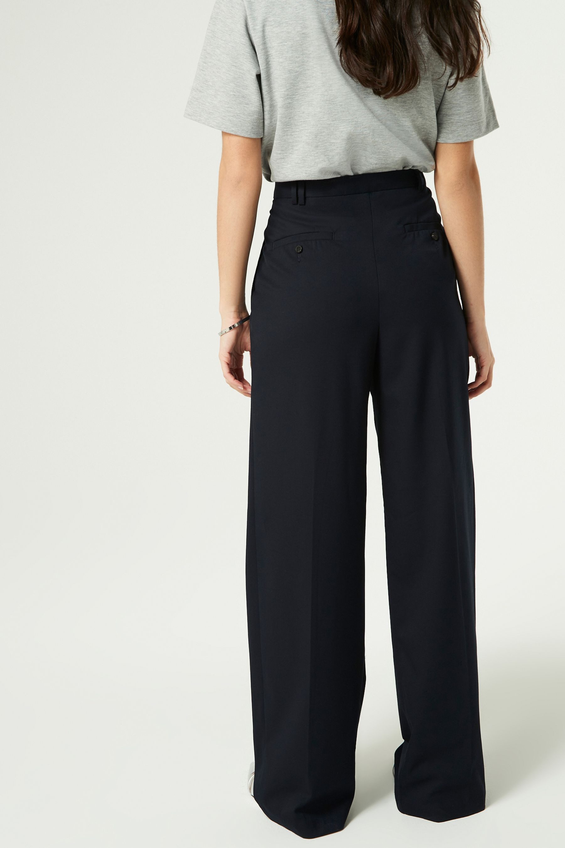 Next Stoffhose Elegante Hose mit weitem günstig online kaufen