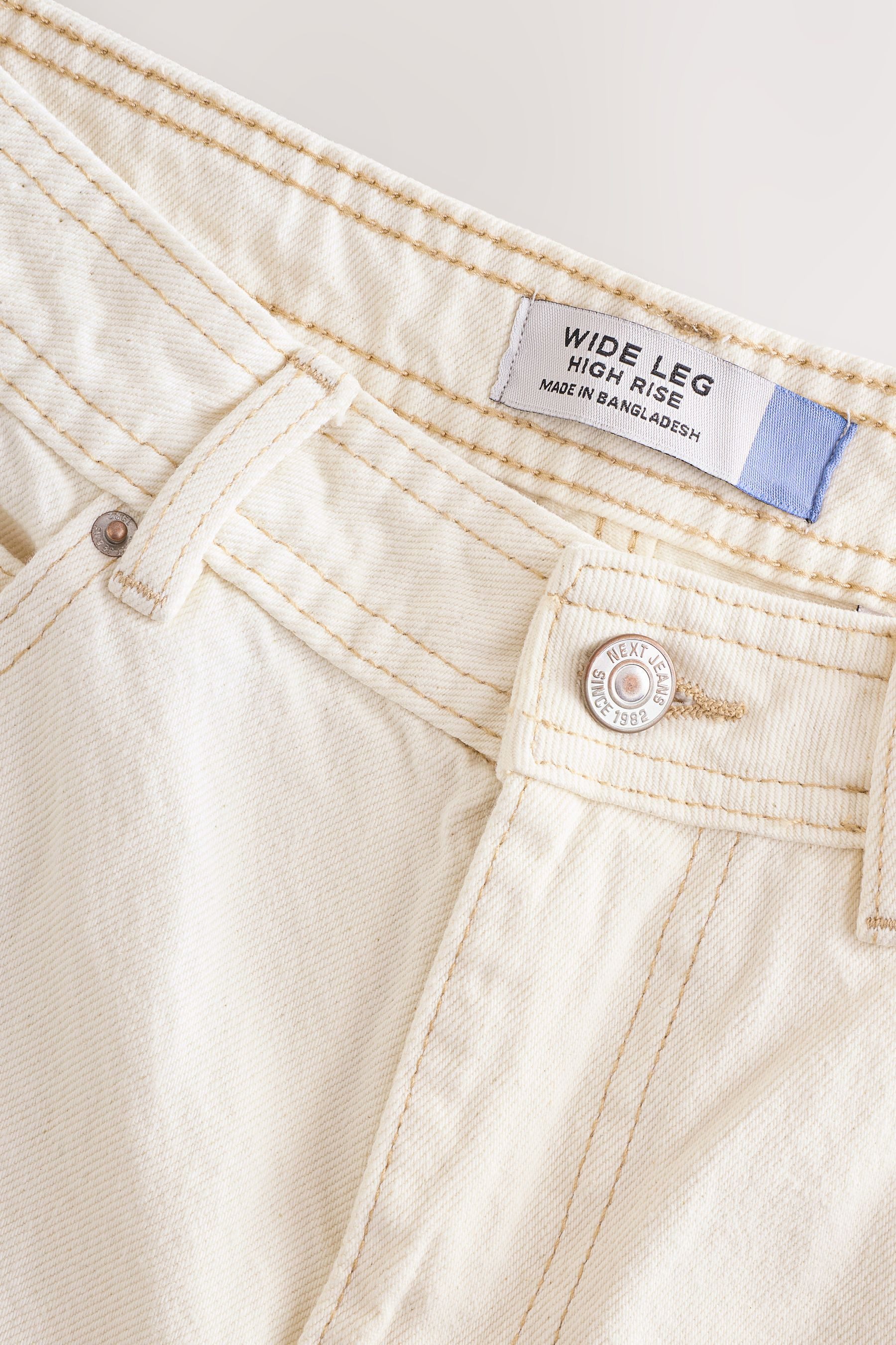 Next Workerjeans Weite Zimmermannsjeans aus 100 % Baumwolle (1-tlg)