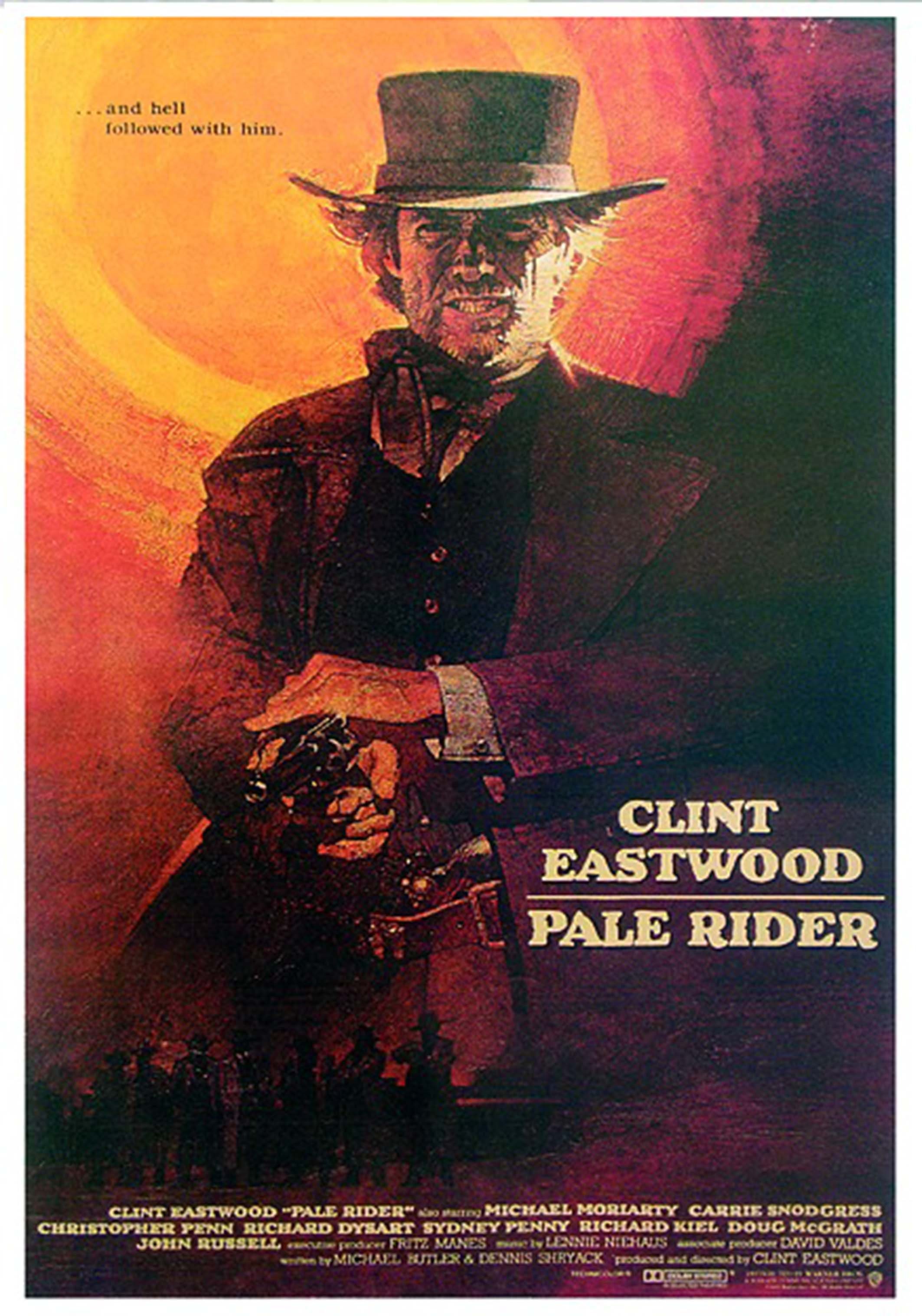 Close Up Poster Pale Rider Poster 60 x 90 cm