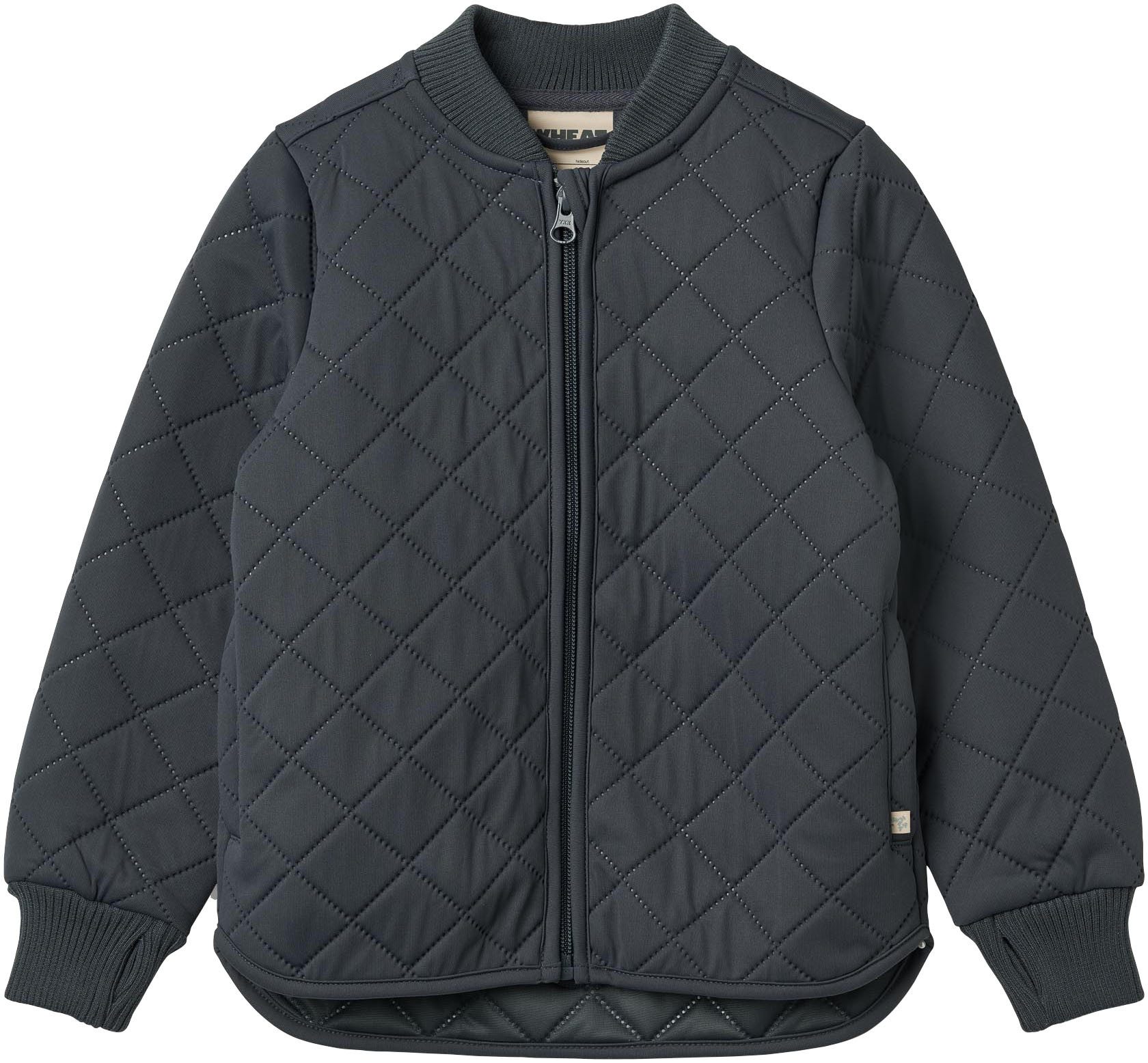 WHEAT Outdoorjacke Loui mit cooler Steppung und praktischen Daumenlöchern, hinten länger