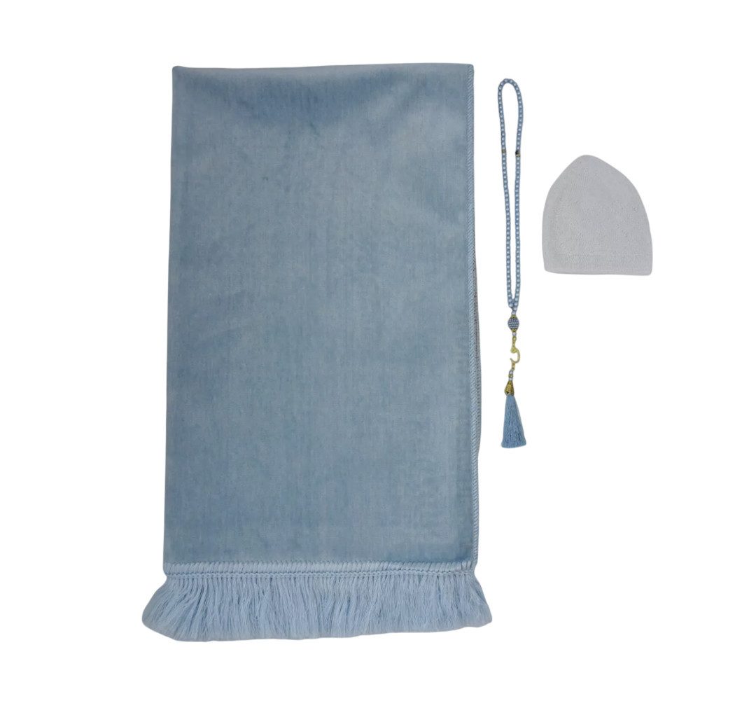 Lale Collection® Orientteppich Gebetsteppich blau + günstig online kaufen