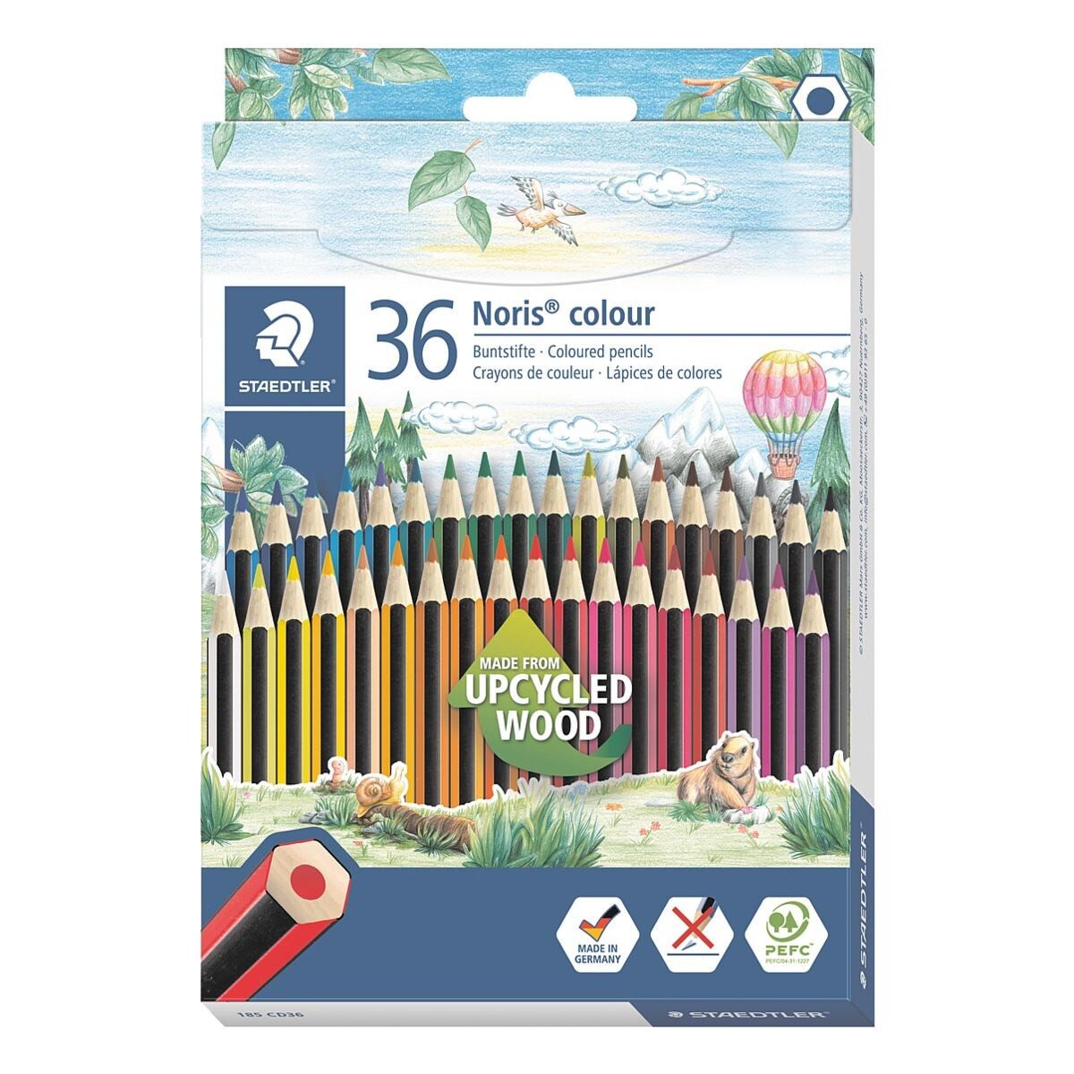 STAEDTLER Buntstift Noris® colour, (36-tlg), im Kartonetui