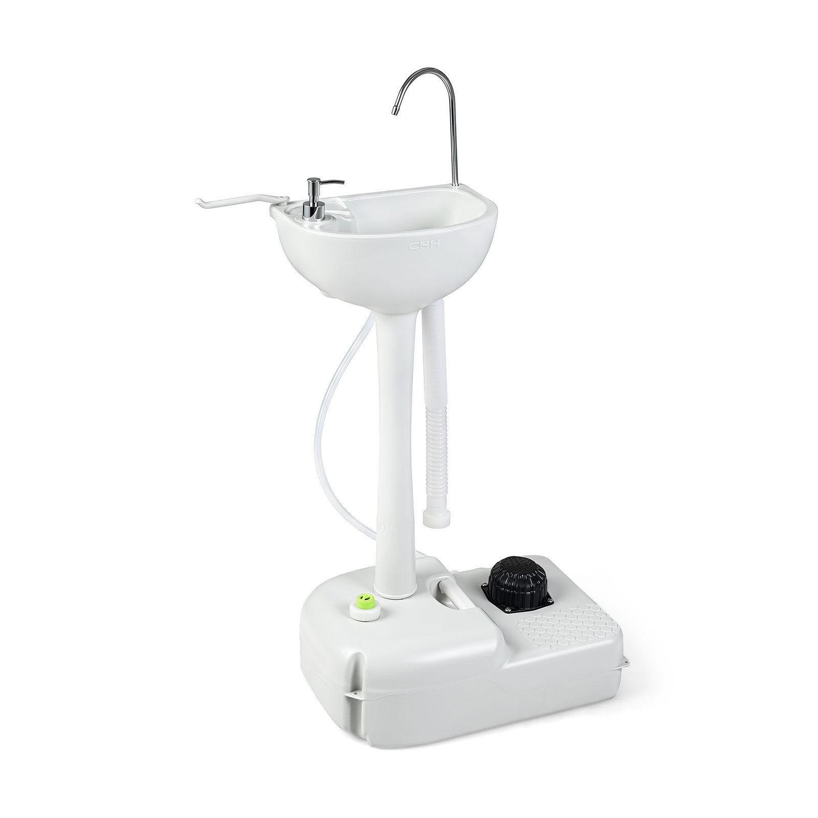 COSTWAY Waschbecken mit 17-l-Wassertank & Seifenspender (1-St)