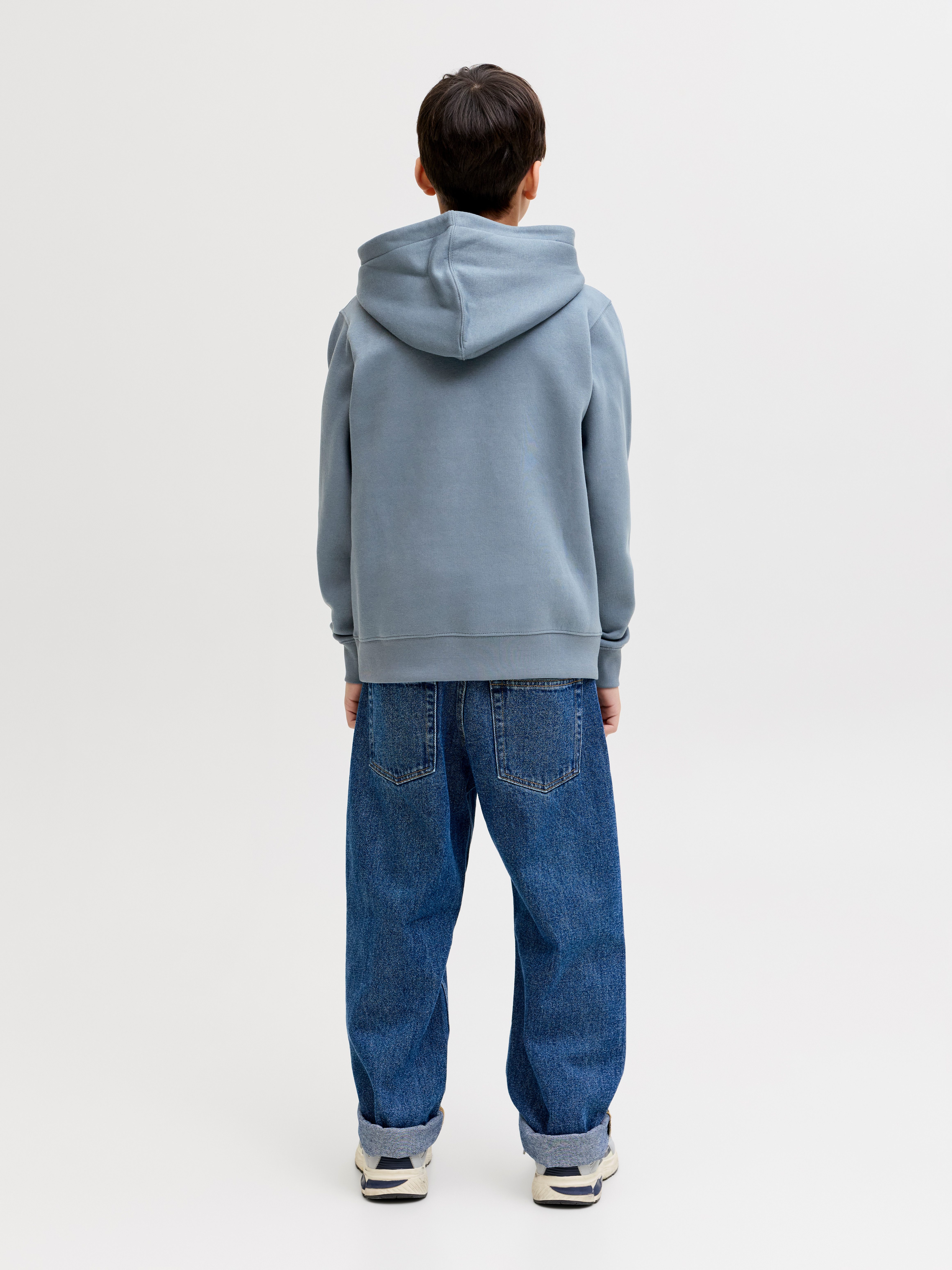 Jack & Jones Junior Kapuzensweatshirt JJESTAR JJ SWEAT HOOD NOOS JNR Baumwollmischung, relaxed fit