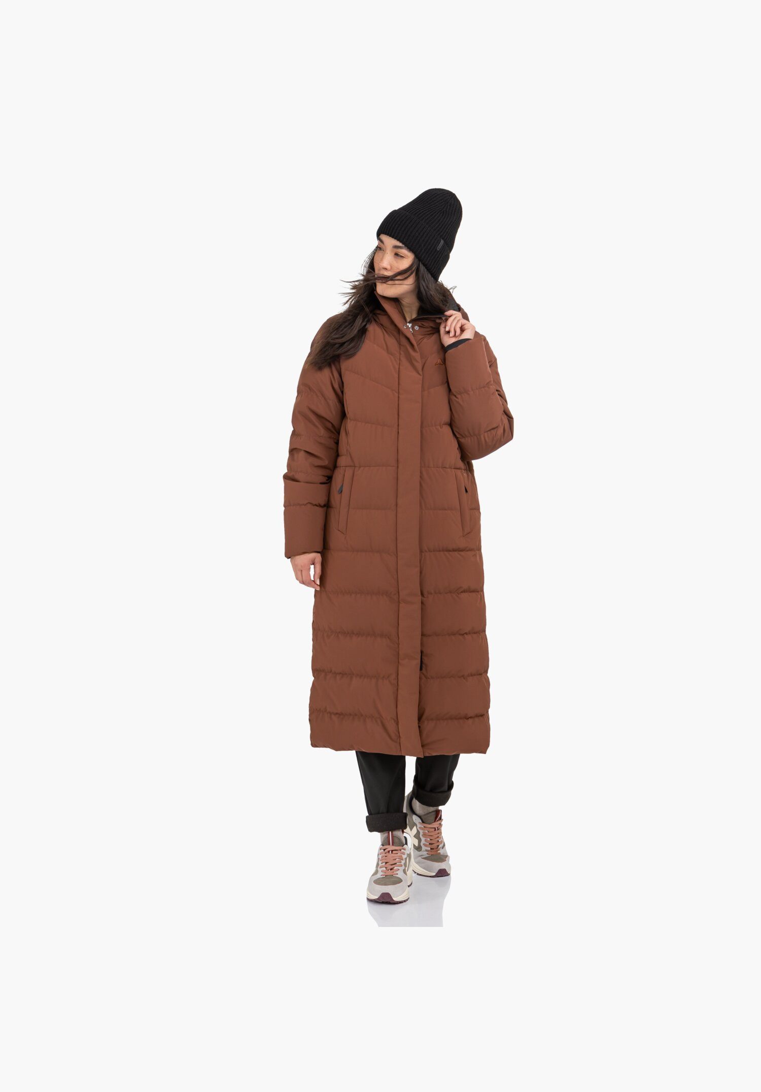Schöffel Daunenmantel Down Coat Style Vindave WMS aus Polyester, sportlicher Stil, winddicht