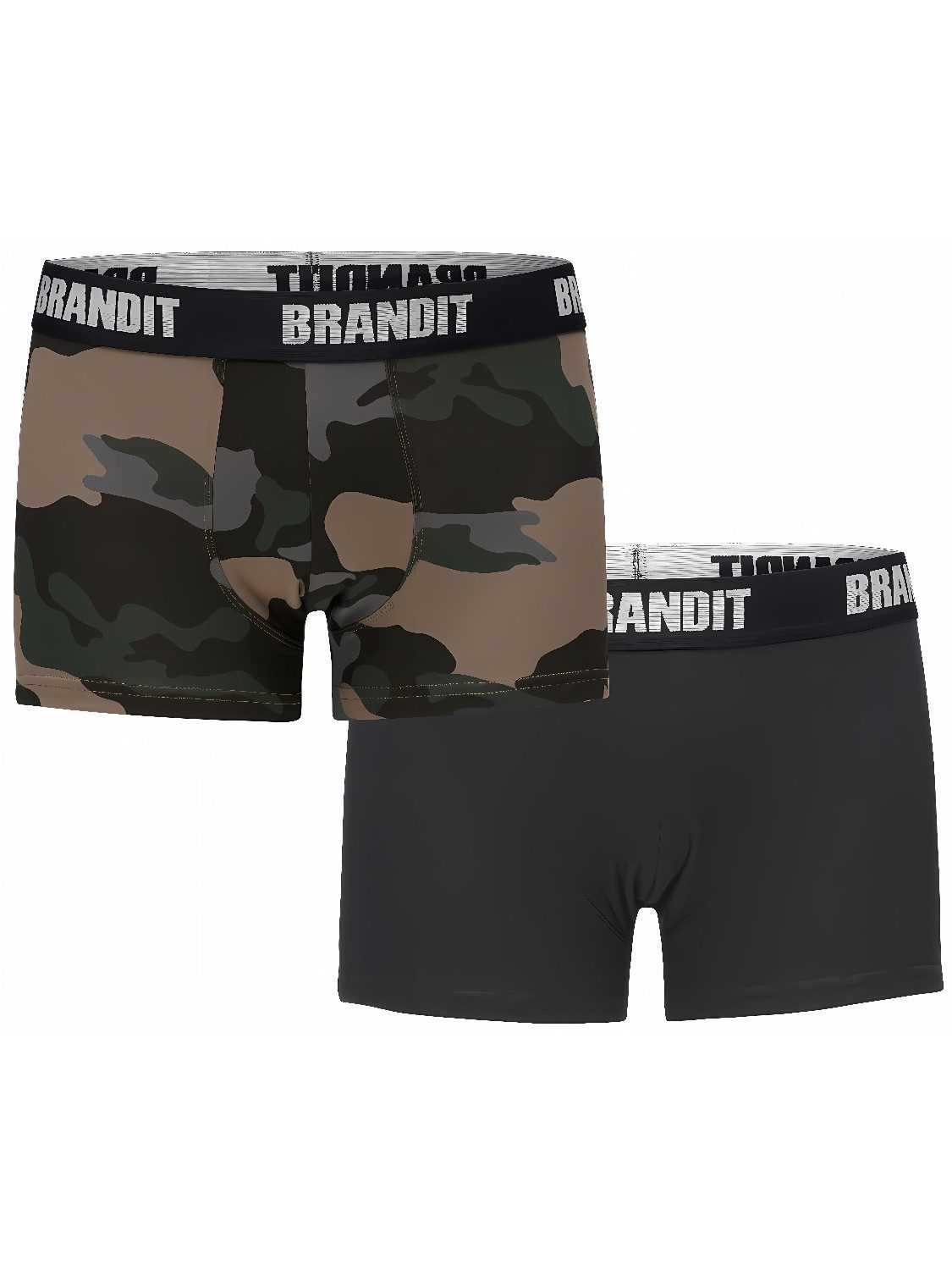 Boxershorts Brandit Herren Boxershorts Logo 2er Pack