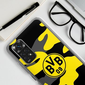 DeinDesign Handyhülle BVB Borussia Dortmund Fanartikel BVB Camo, Xiaomi Redmi Note 11 4G Silikon Hülle Bumper Case Handy Schutzhülle