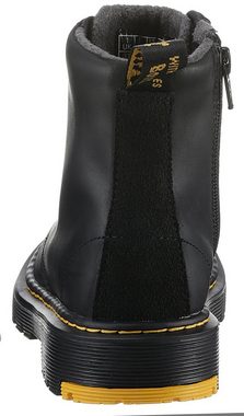 DR. MARTENS 1460 J Black Yellowstone Schnürboots mit Innenreißverschluss