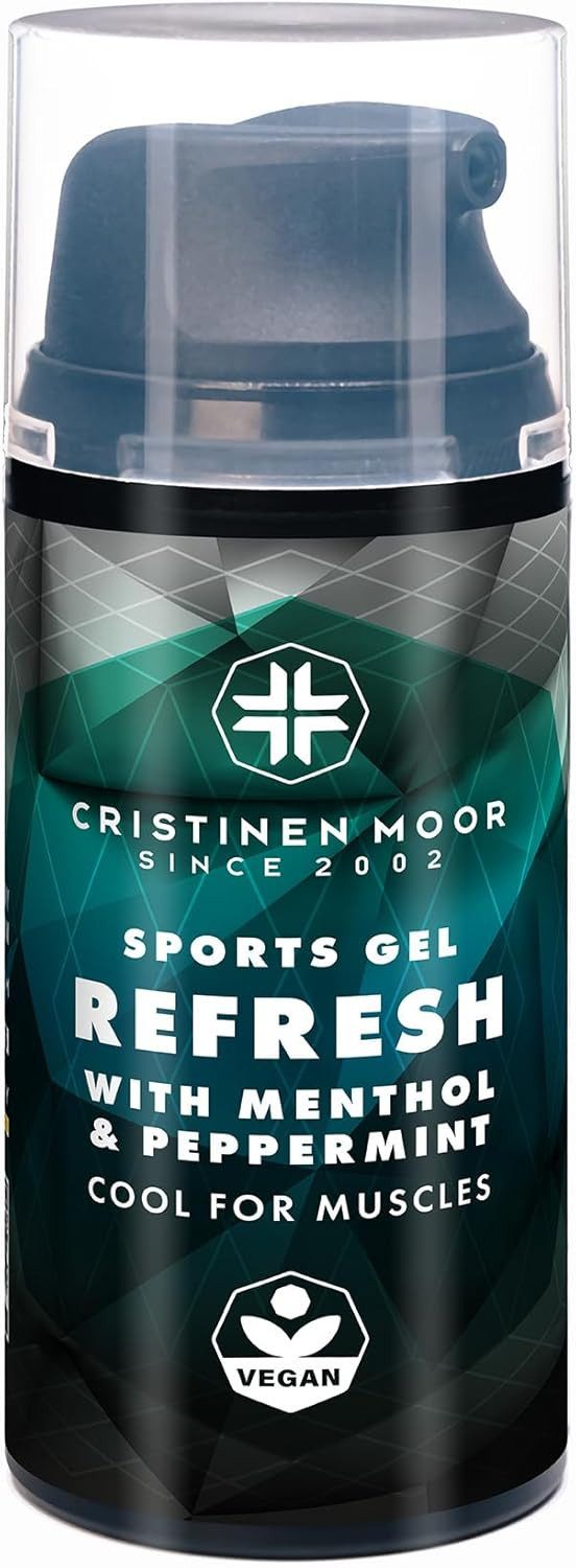 CristinenMoor Körpergel Sports Gel Refresh I Kühlgel stark kühlender Balm 100 ml