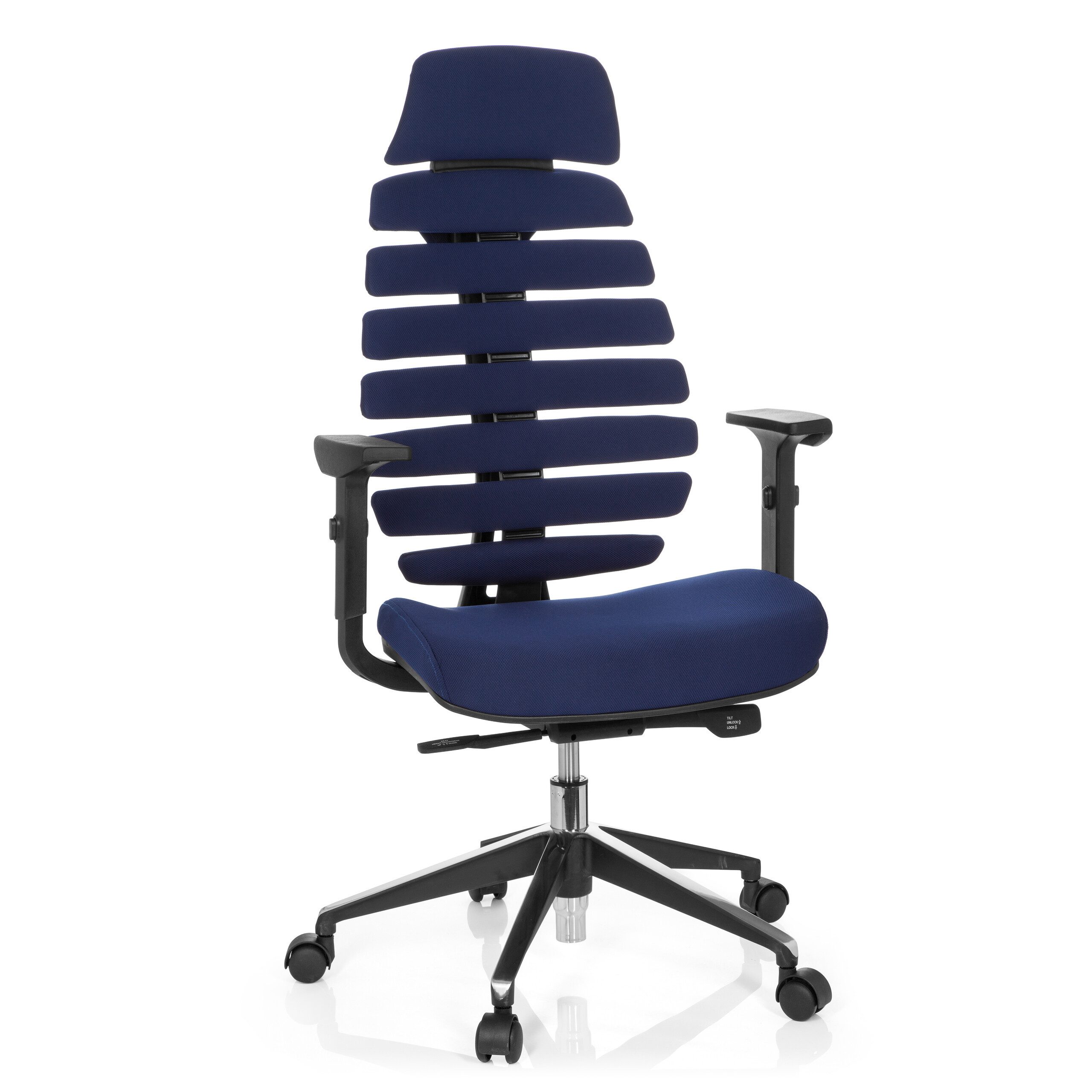 hjh OFFICE Drehstuhl Profi Bürostuhl ERGO LINE II PRO Stoff (1 St), Ergonomischer Для шефа, Schreibtischstuhl höhenverstellbar