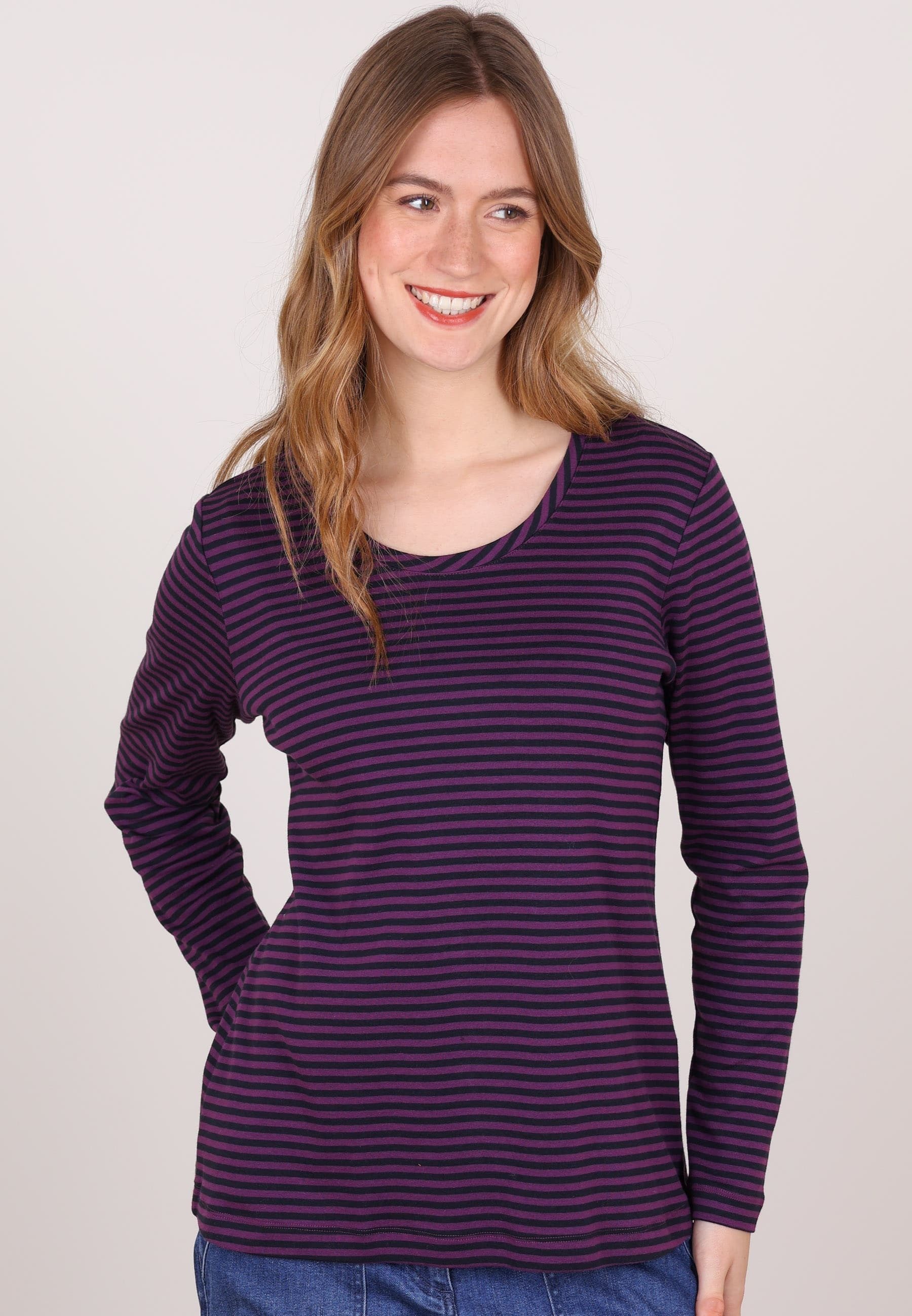 Deerberg Langarmshirt Adisella Stripes